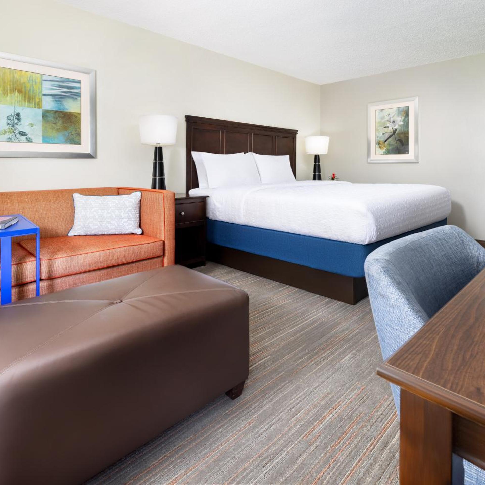 ROOM, KING BED, SOFA