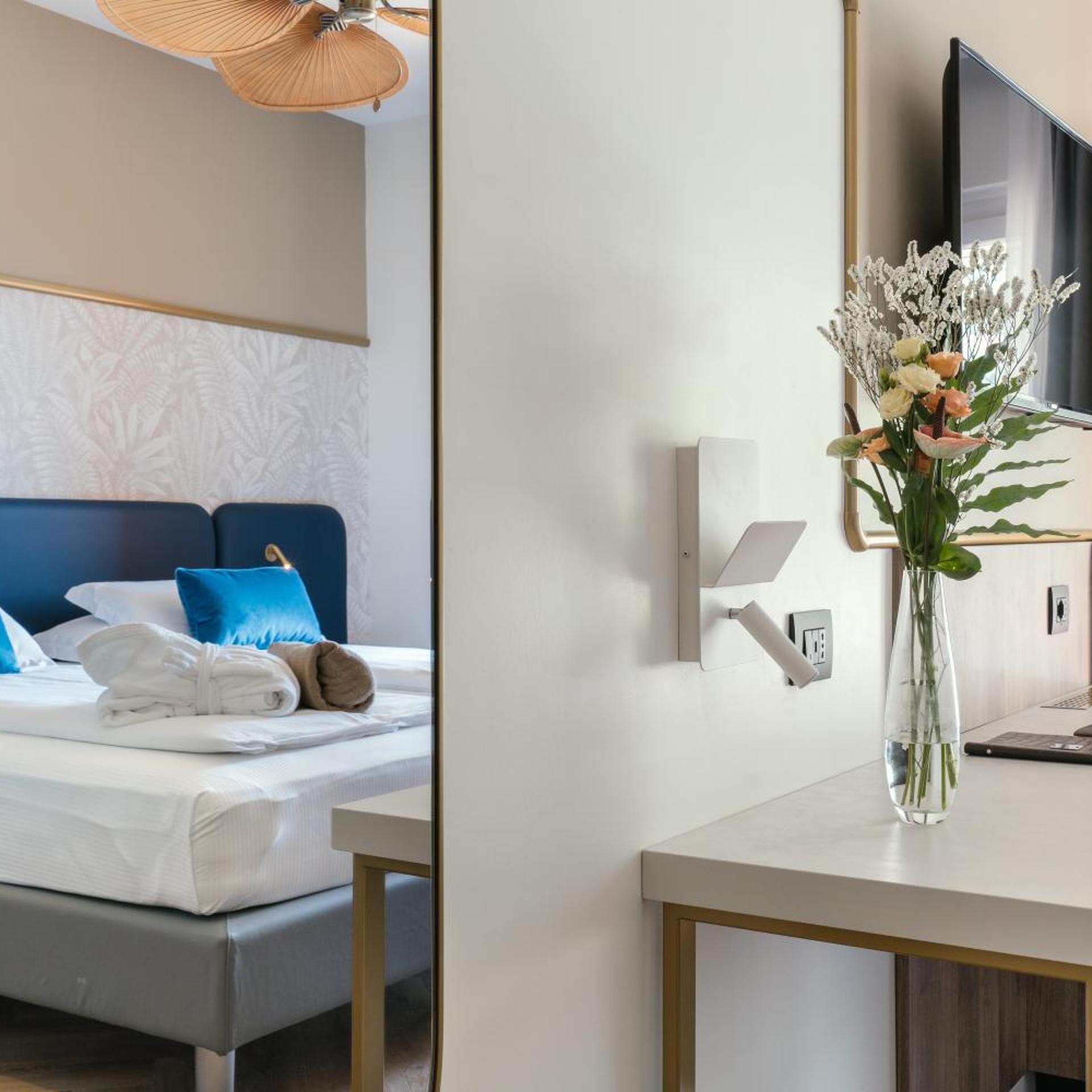 غرفة سوبيريور بسرير مزدوج بإطلالة على الحديقة، Hotel Du Lac 8/10