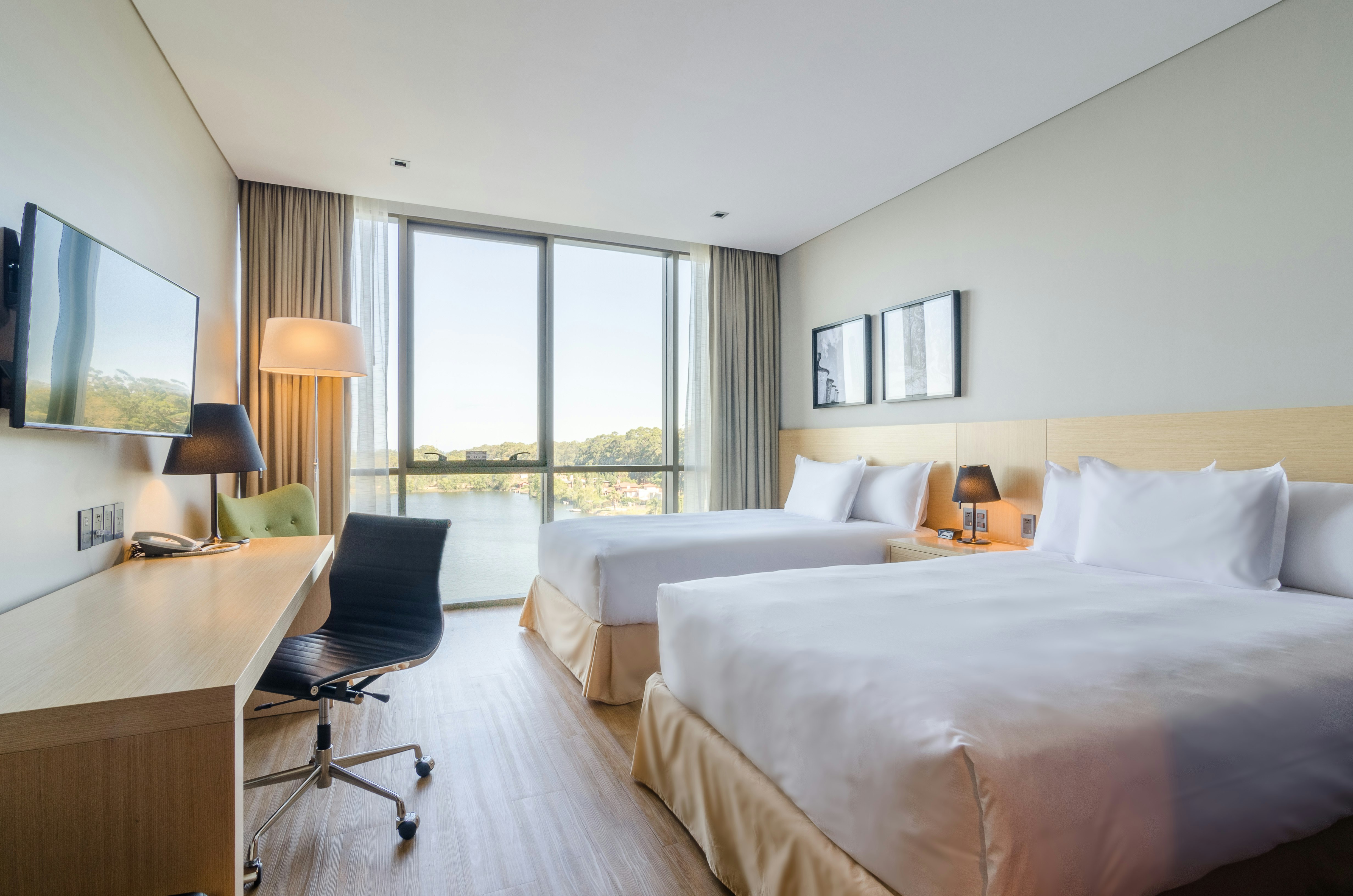 ROOM, 2 DOUBLE BEDS, LAKE VIEW