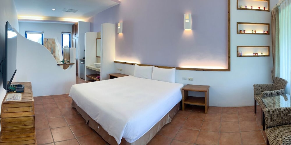 غرفة اقتصادية بسرير كينج بحوض استحمام، Againn garden resort 5/10
