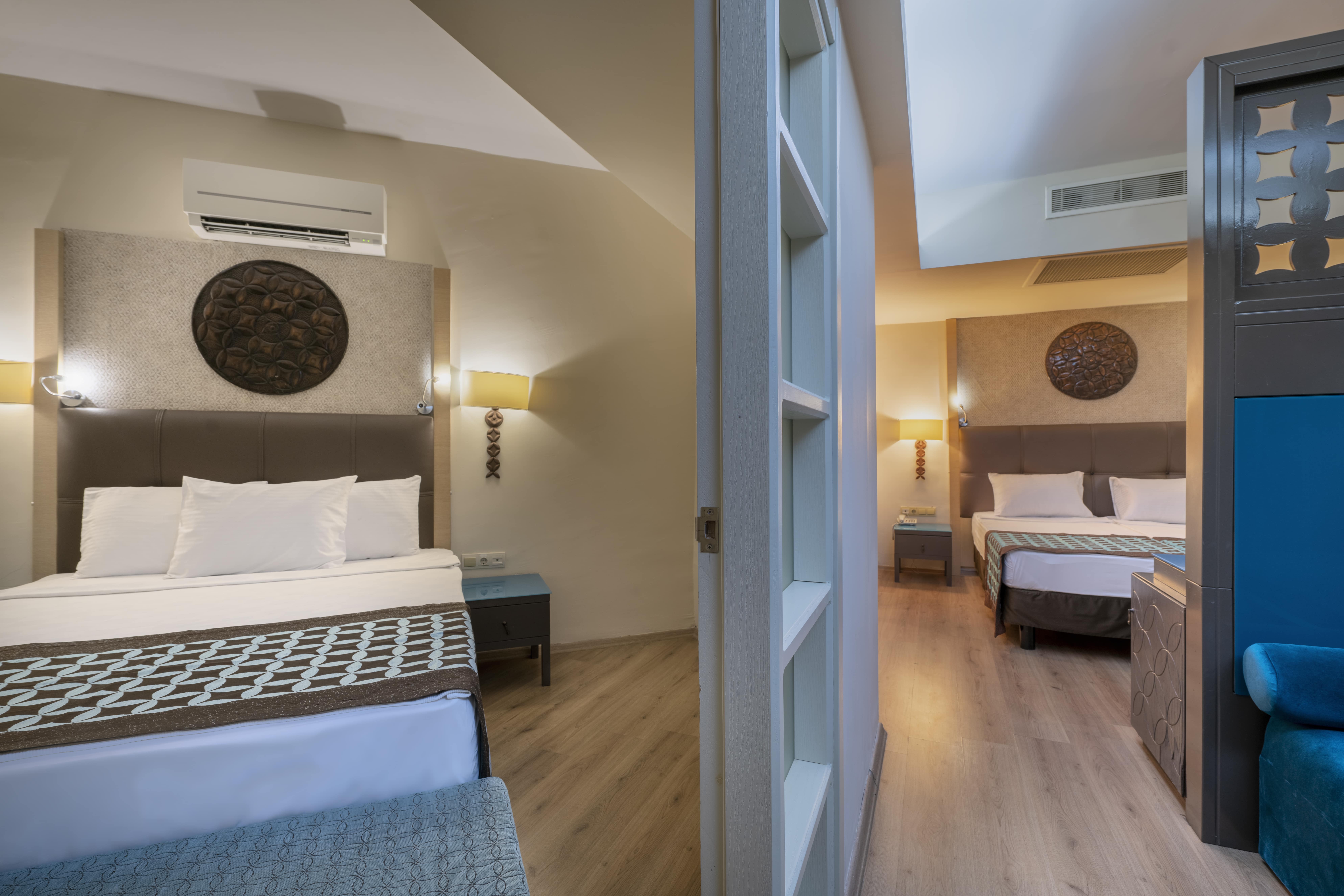 غرفة عائلية بإطلالة على البحر، Lago Hotel Ex Azura Deluxe Resort & Aqua Sorgun 3/4