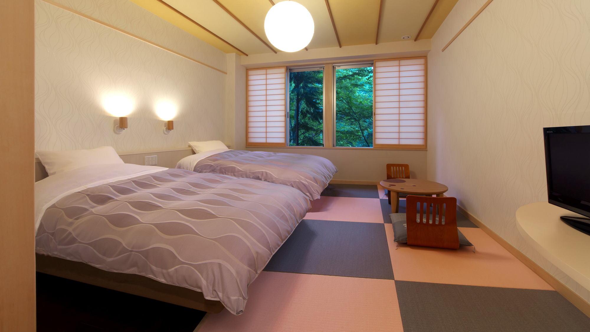 Oriental, Modern, Superior, Twin Beds