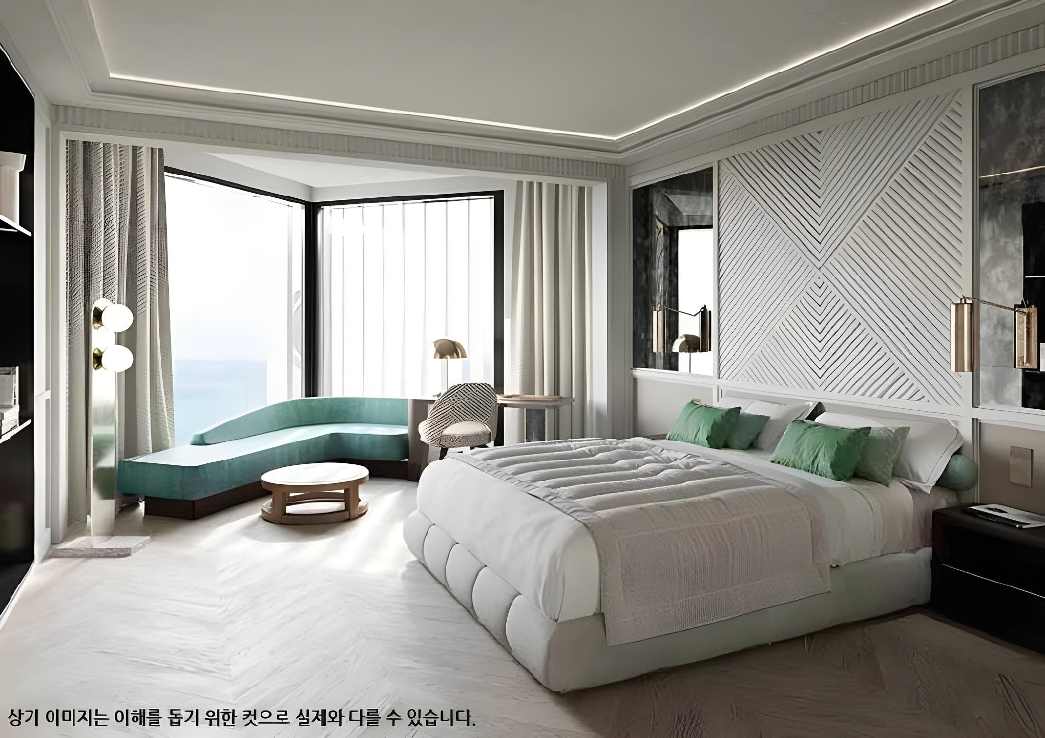 Ocean, Premier, King Bed