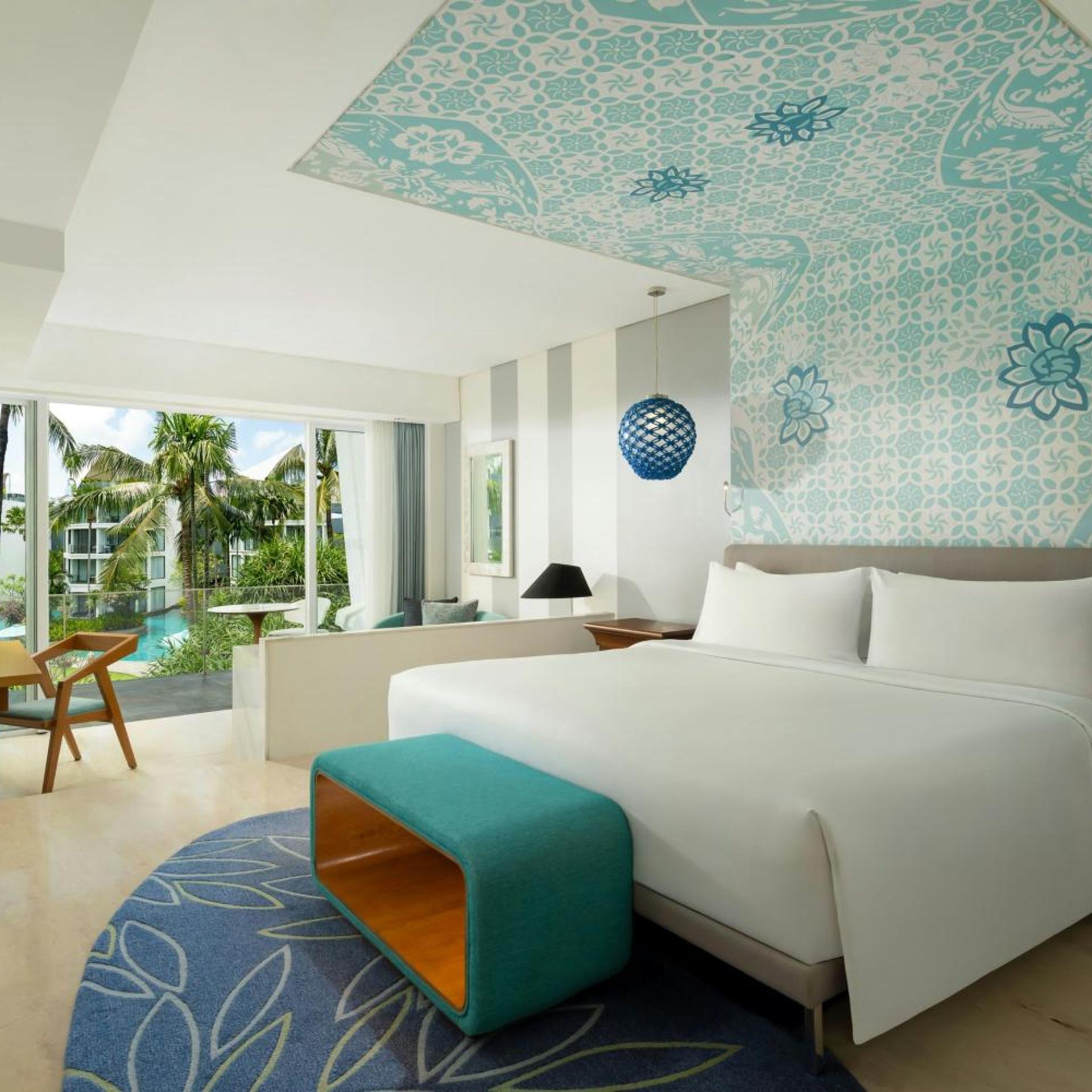 Guest Room, Deluxe, King Bed, Lagoon View, Large