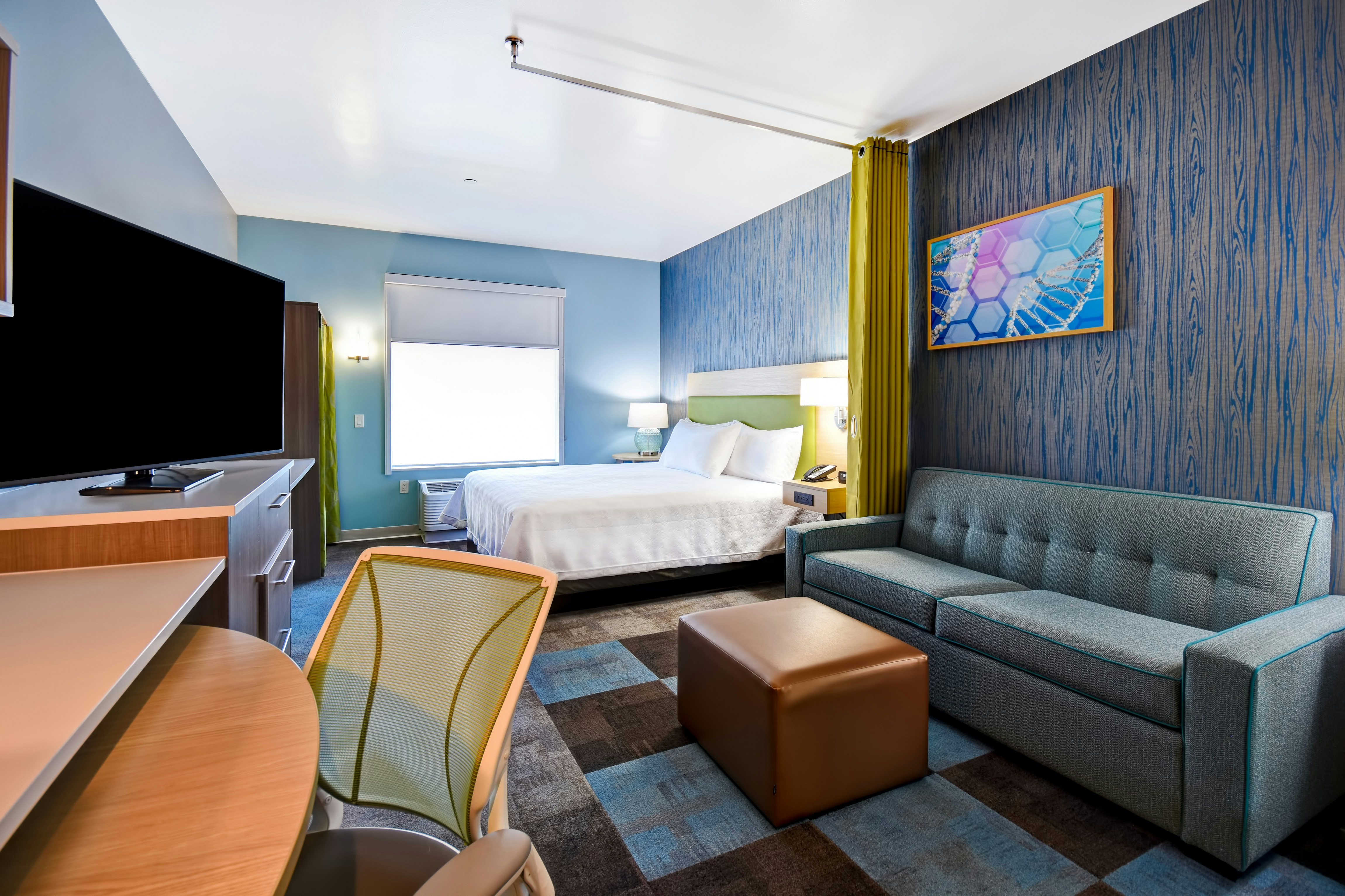 جناح استوديو بسرير كينج، Home2 Suites by Hilton San Francisco Airport North 2/3