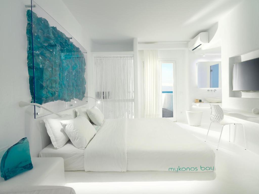Deluxe, Double Bed, Sea View, Outdoor Jetted Tub، Mykonos Bay Resort and Villas 4/5