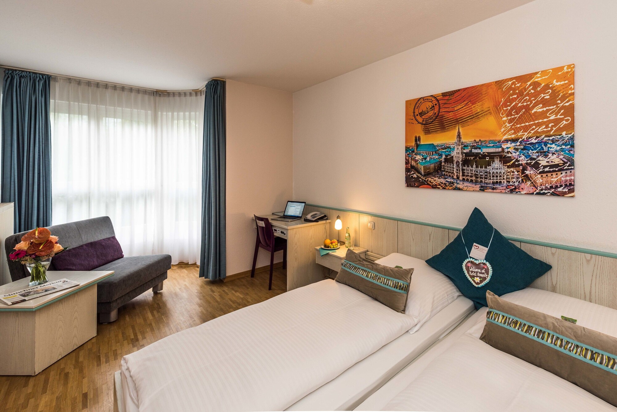 SUPERIOR, TWIN BEDS, GARDEN VIEW