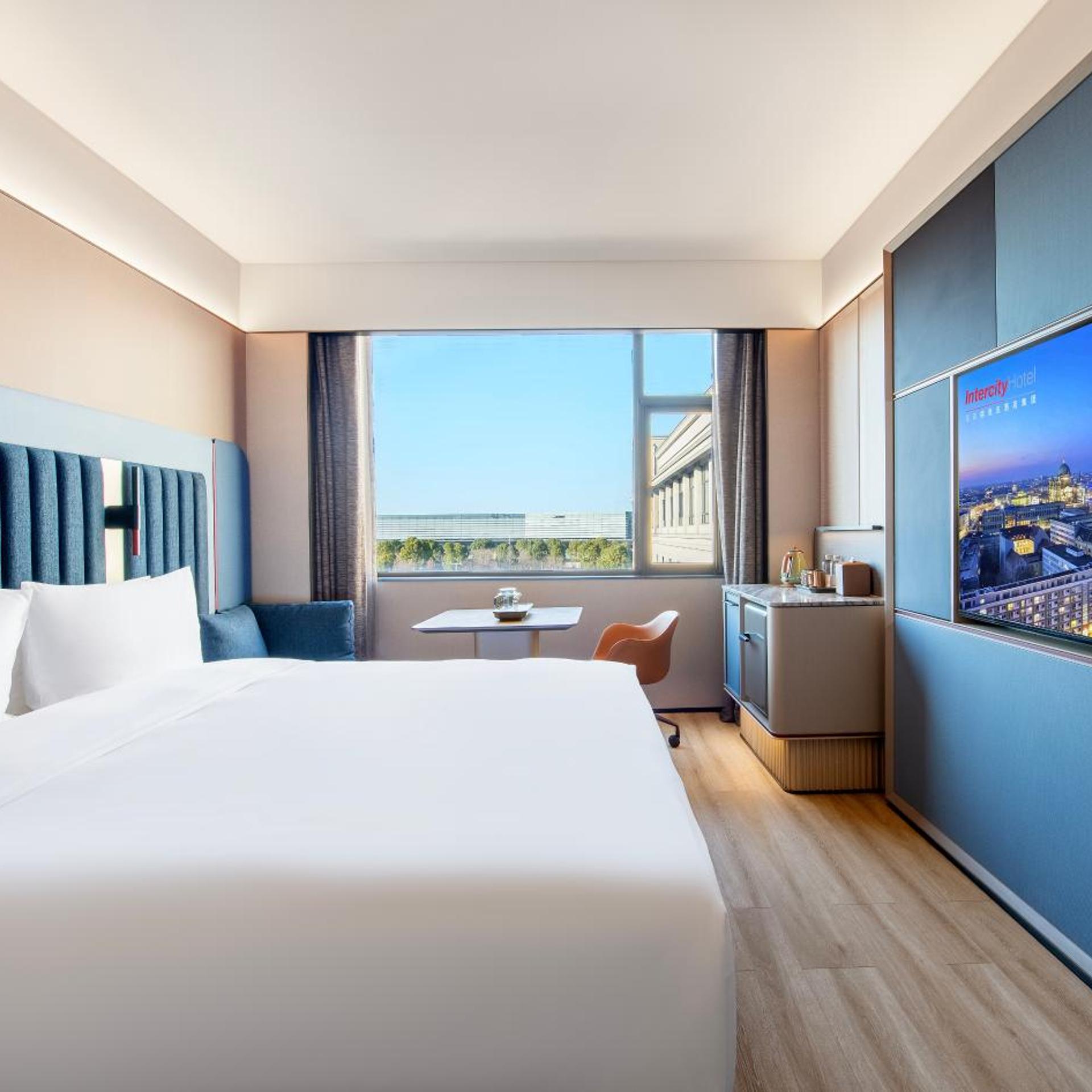 غرفة ديلوكس بسرير كينج، InterCityHotel Shanghai Hongqiao Airport 3/10