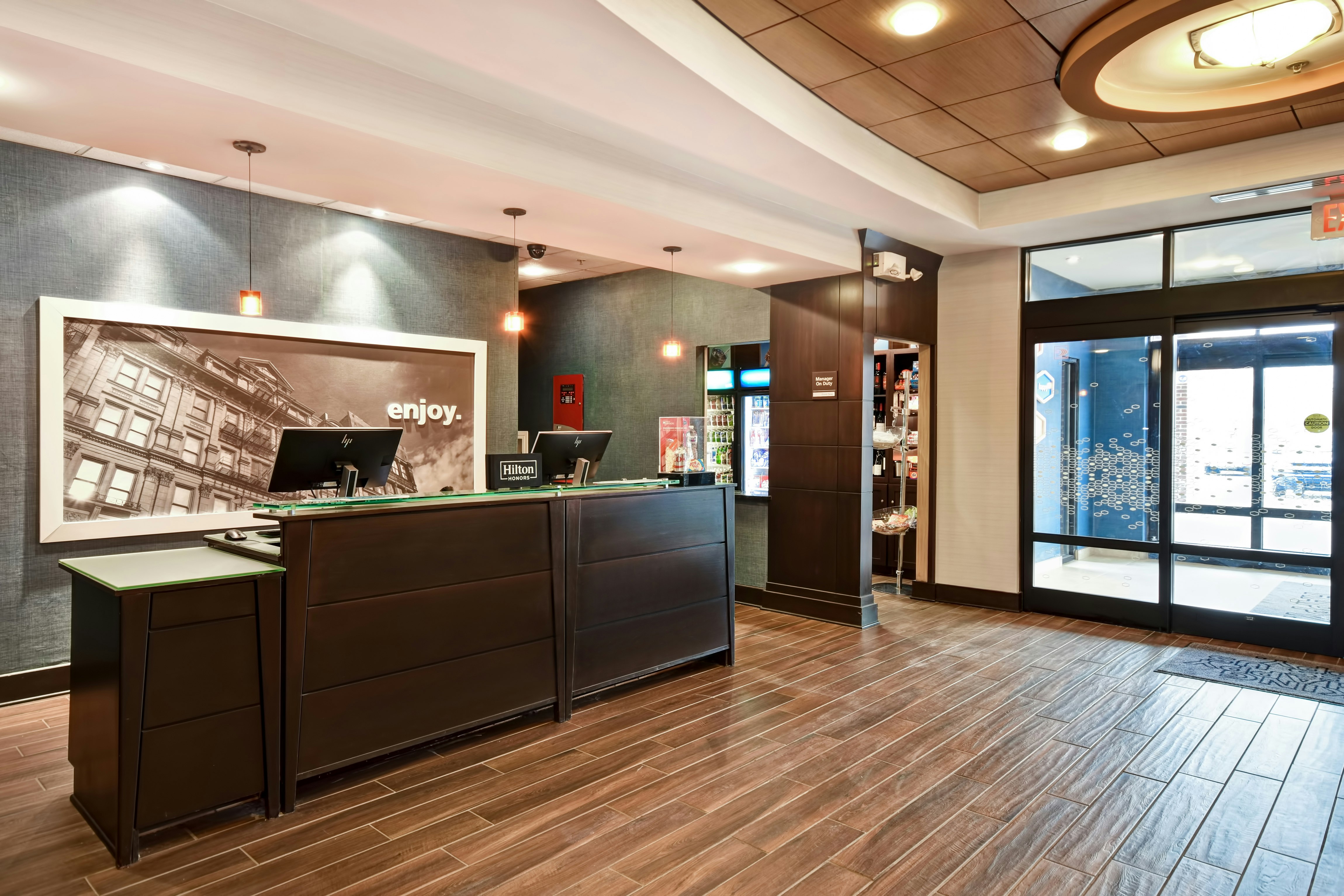 Lobby at Hampton Inn Suites Detroit Canton, CANTON - MI