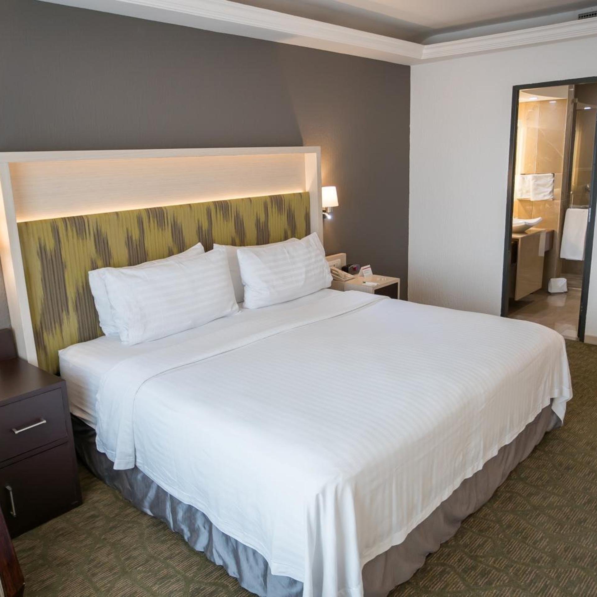 Suite, King Bed, Bath and Shower
