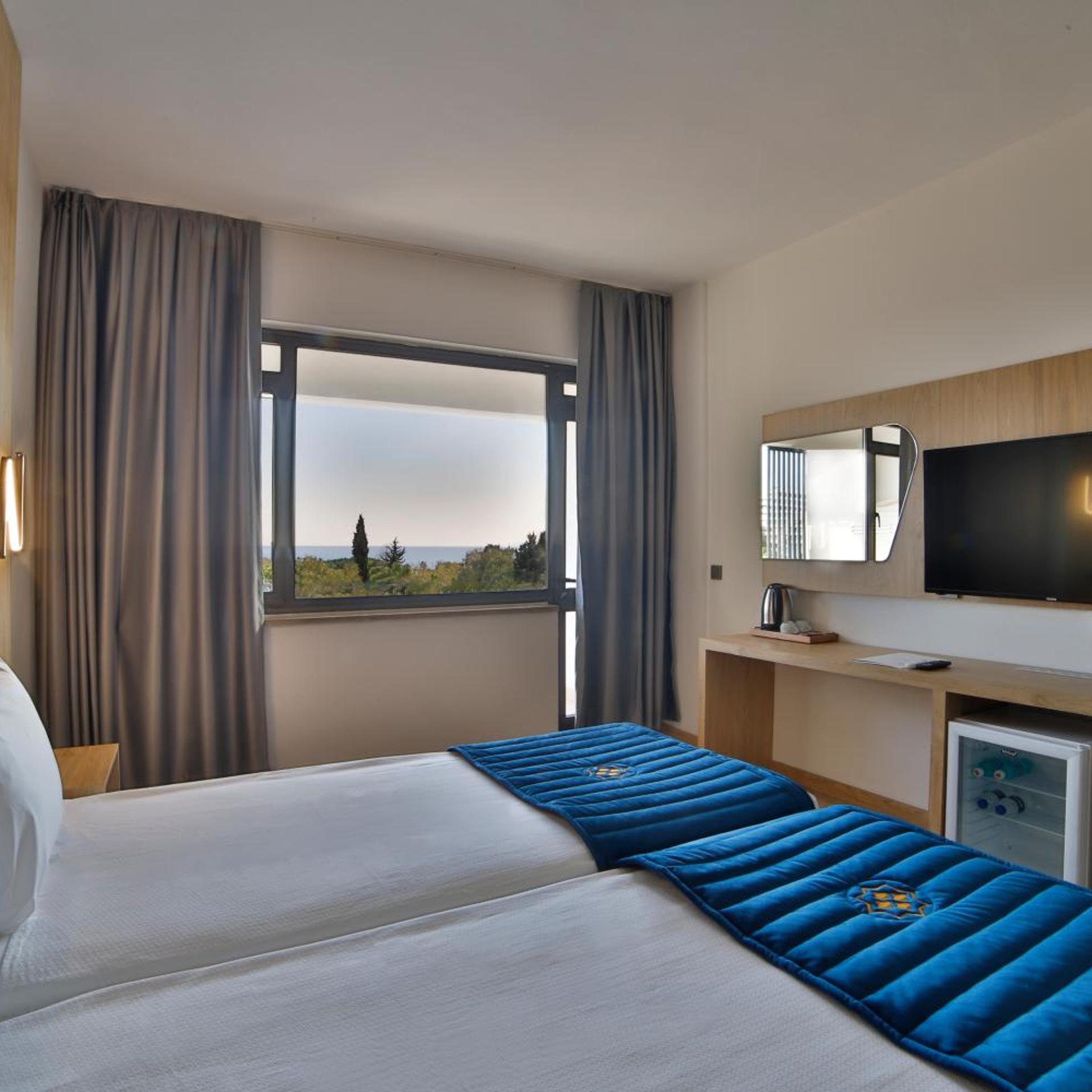 غرفة بسرير مزدوج أو سريرين منفصلين بإطلالة، Nashira City Resort Hotel 4/6