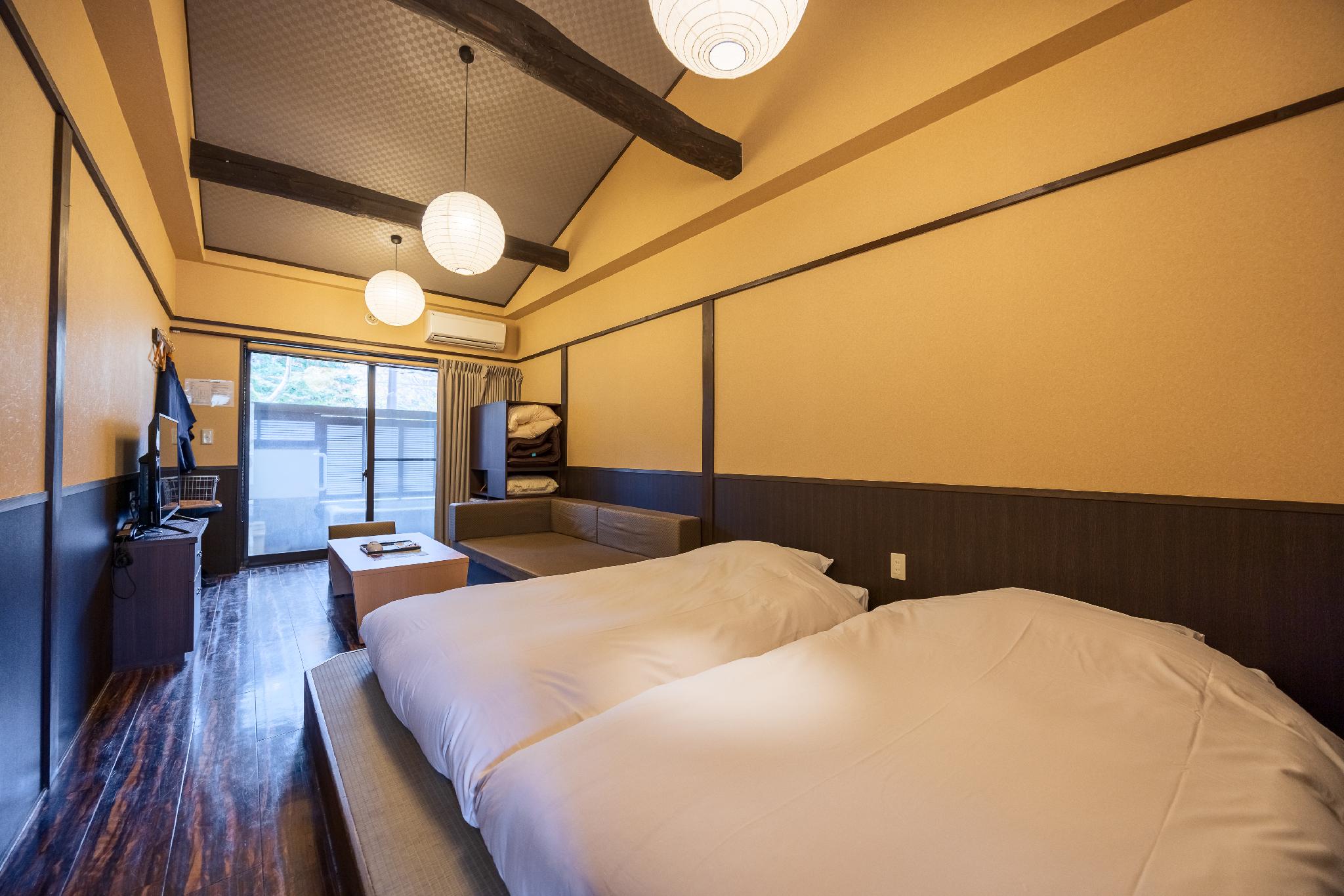 Renovated, Japanese, Style, Modern, Outdoor Bath, Main Building