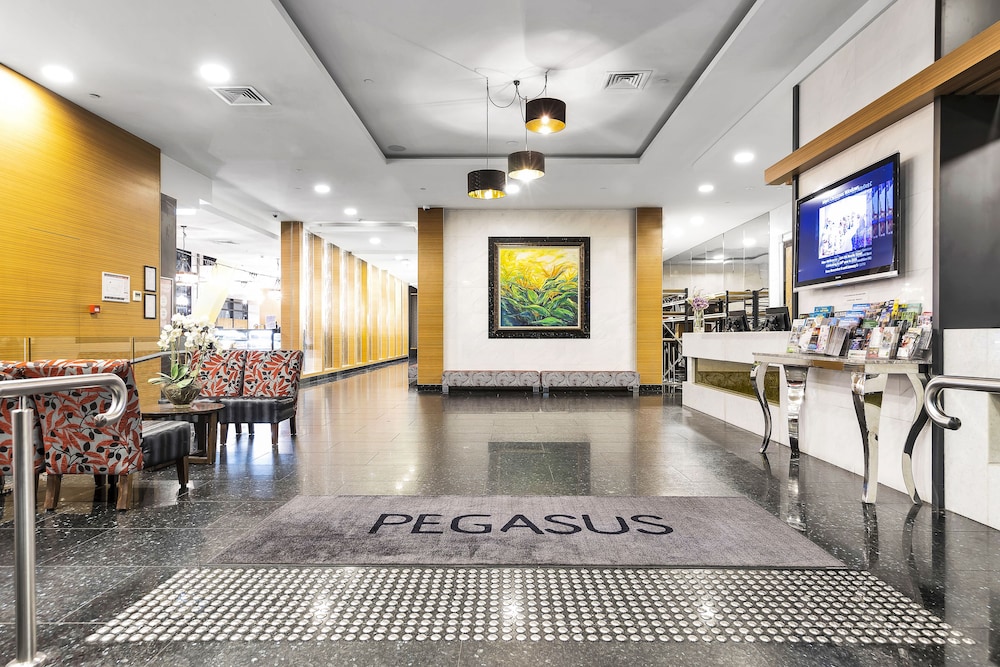 Lobby at Pegasus Aparthotel, MELBOURNE