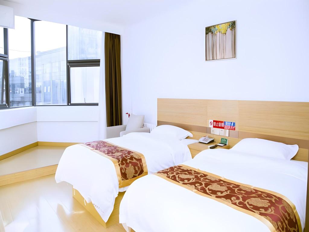 Room at GreenTree Alliance Texas Railway Station Municipal Hospital Hotel, DEZHOU