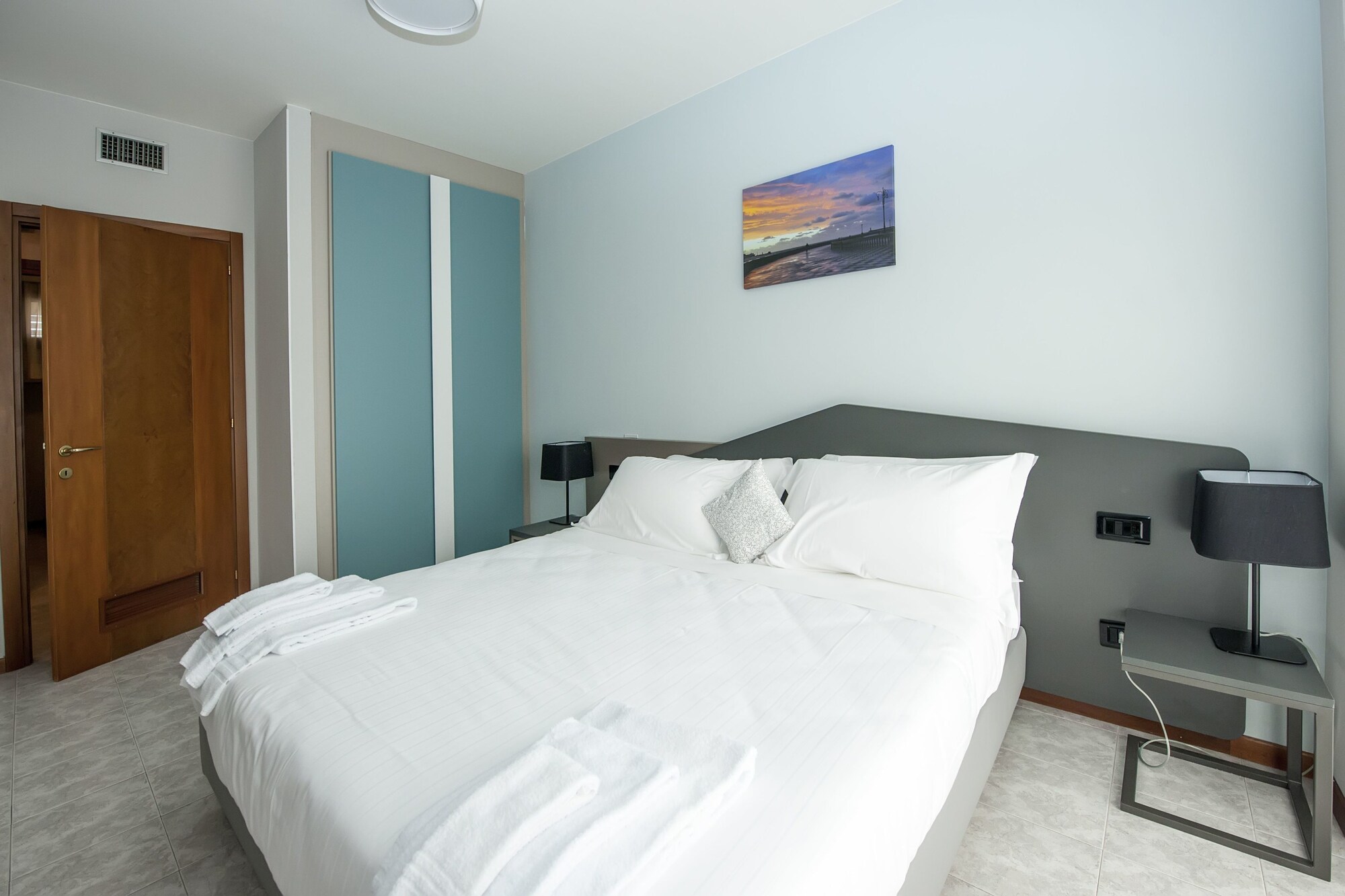 شقة بسرير مزدوج وسرير فردي بغرفتي نوم، Suites Marilia Apartments 3/7