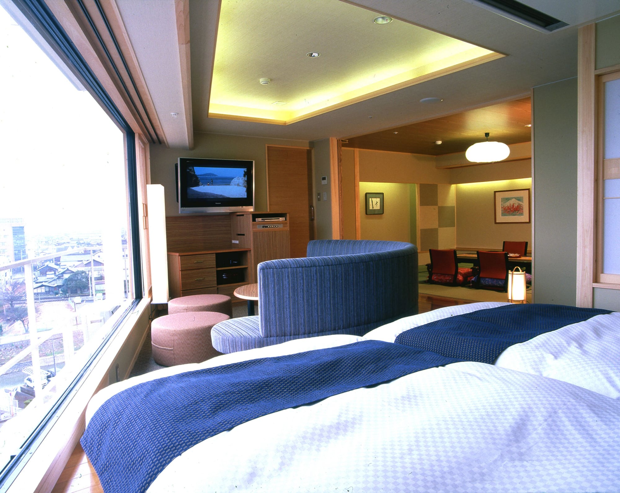 Suite, 2 Double Beds, 4 Futon Beds, Outdoor Bath, Corner