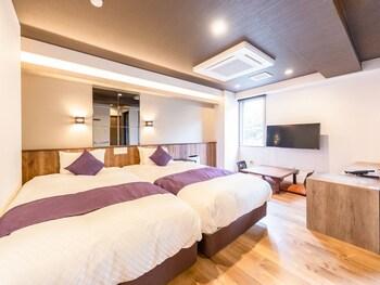 Japanese Western, Japanese, Modern, 2 Double Beds, Outdoor Bath