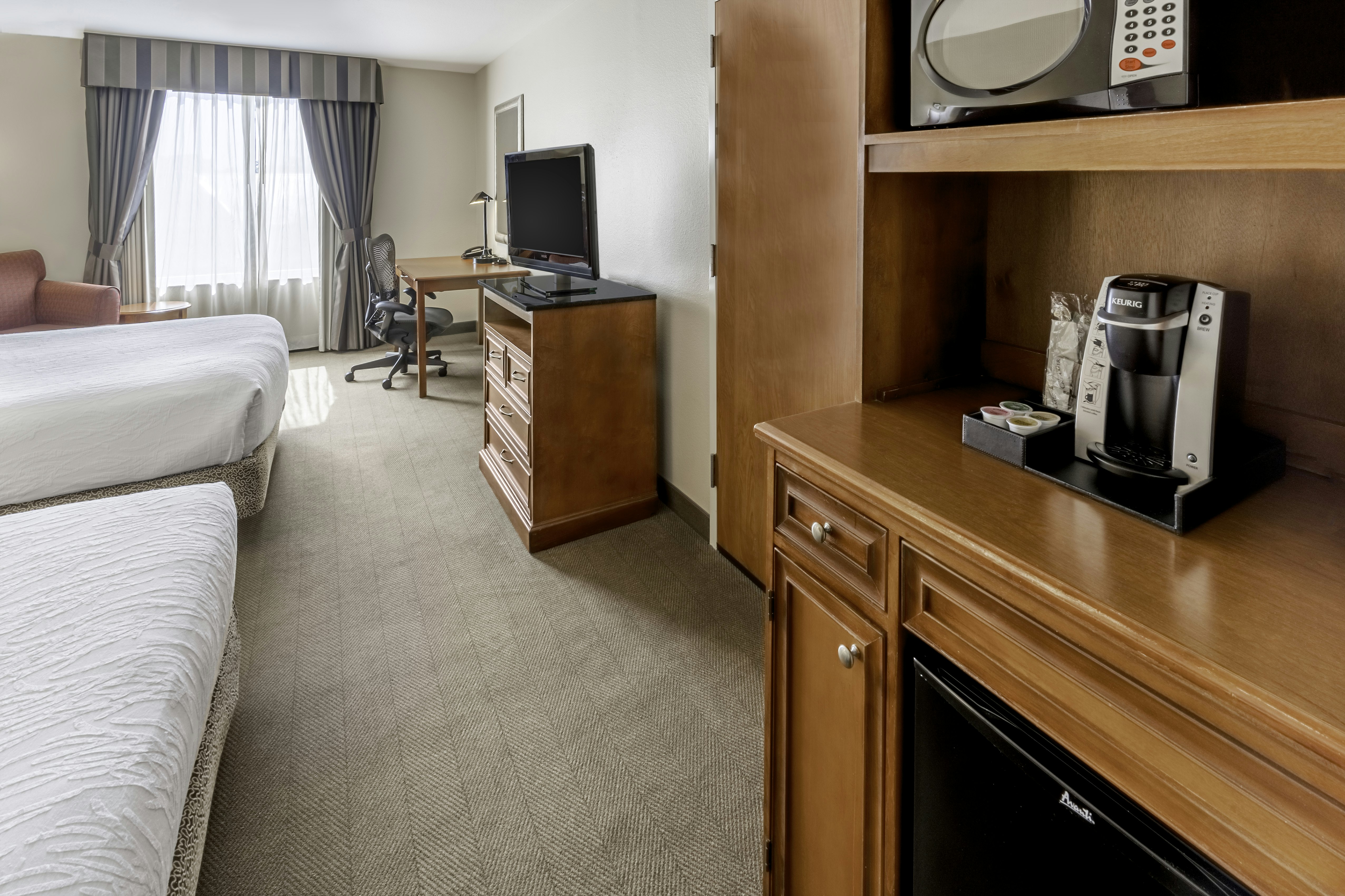 غرفة بسريرين كوين، Hilton Garden Inn Houston The Woodlands 3/6