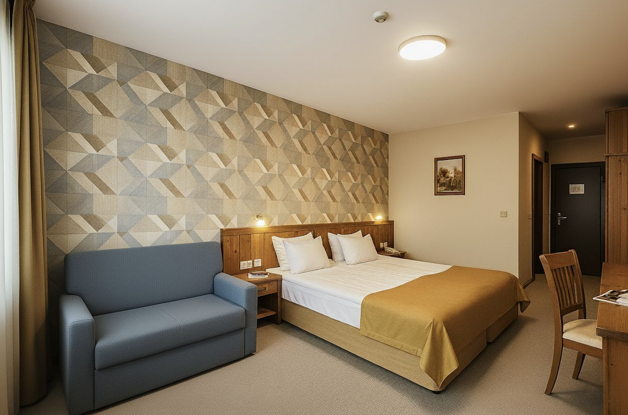 Room, Single, Twin Beds