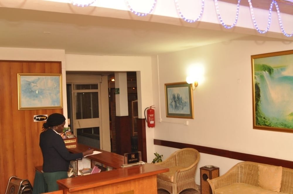 Lobby at Agip Motel, MBARARA