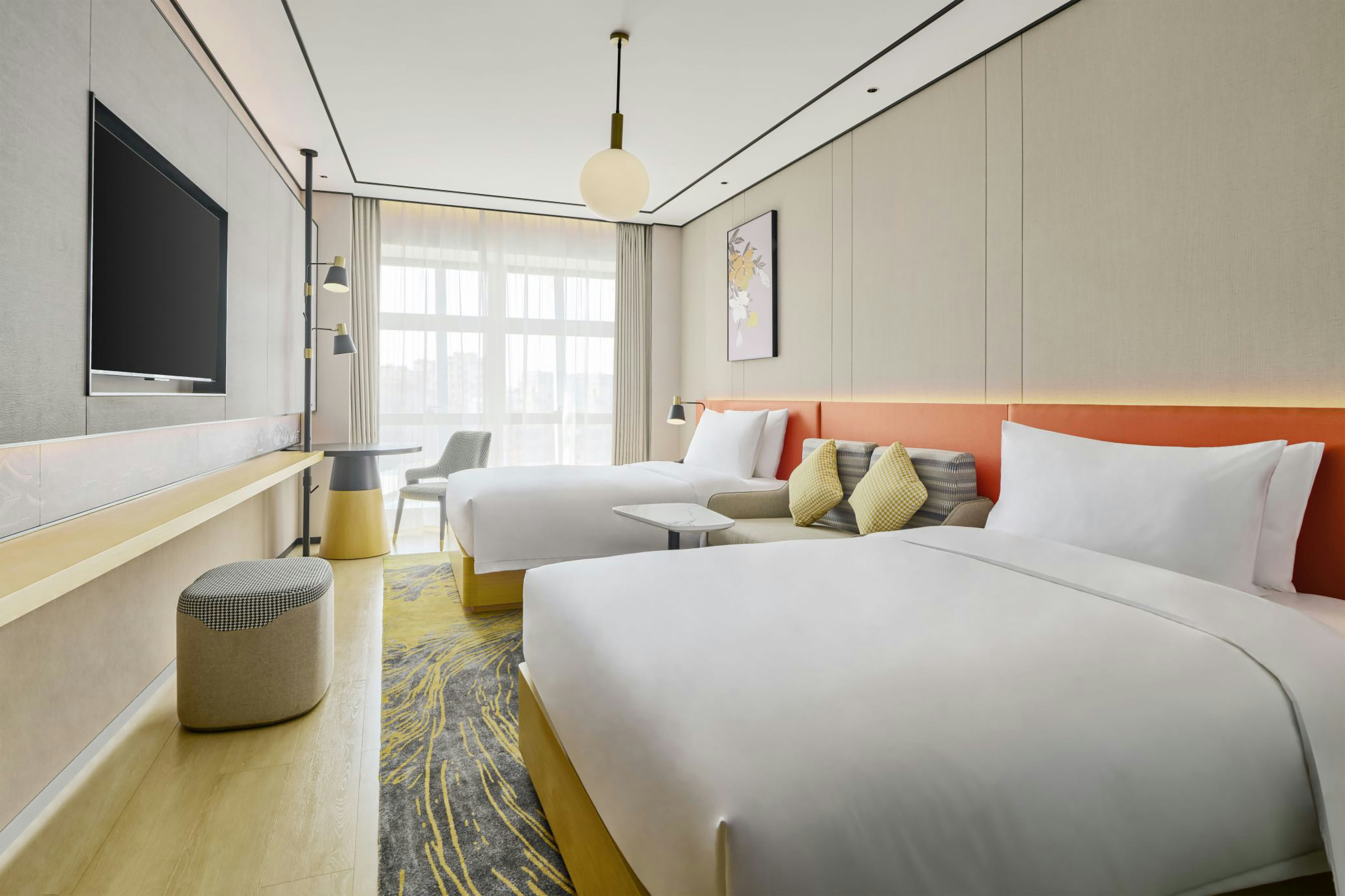 DELUXE, TWIN BEDS