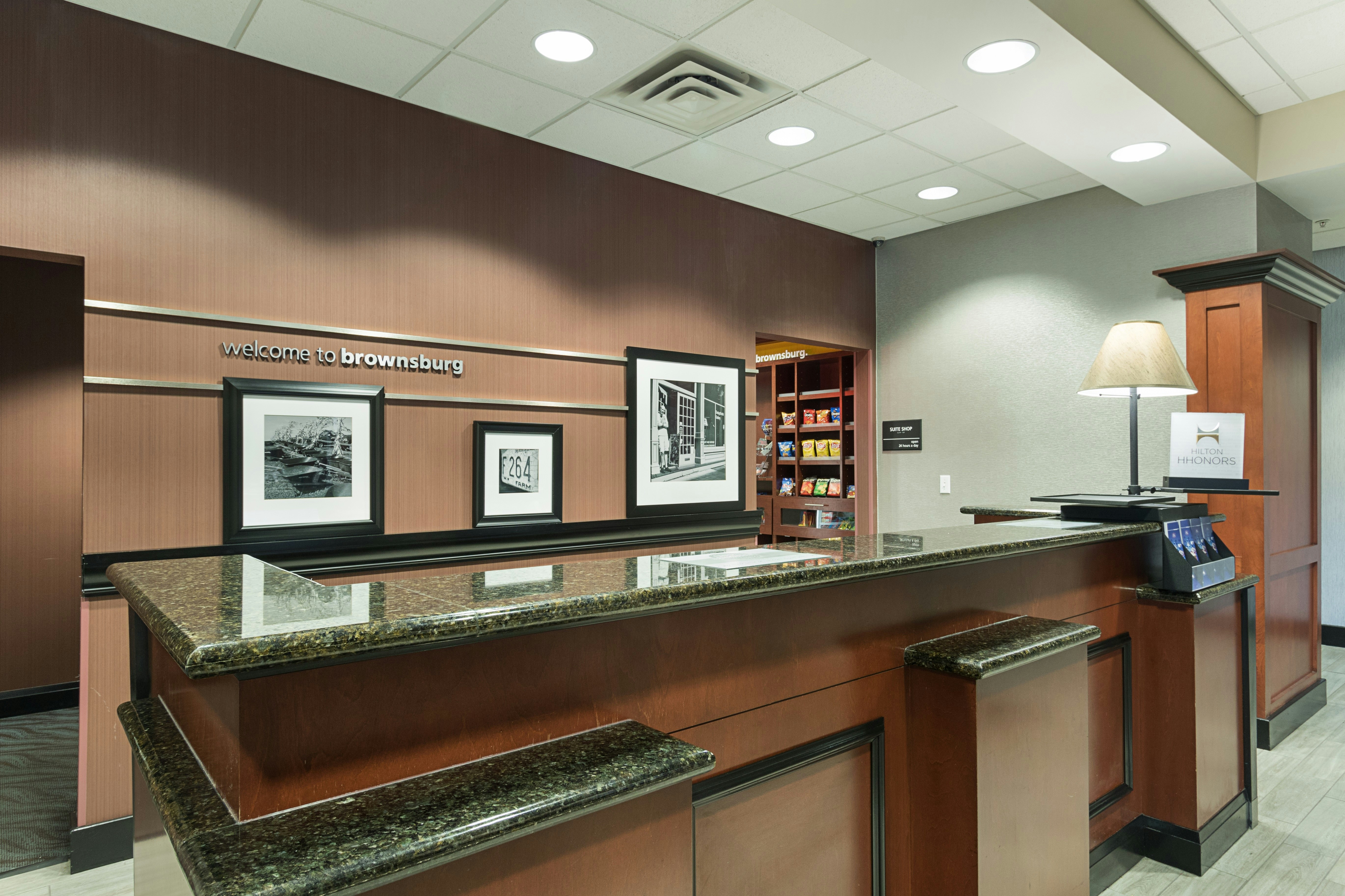 Lobby at Hampton Inn & Suites Indianapolis Brownsburg, BROWNSBURG - IN