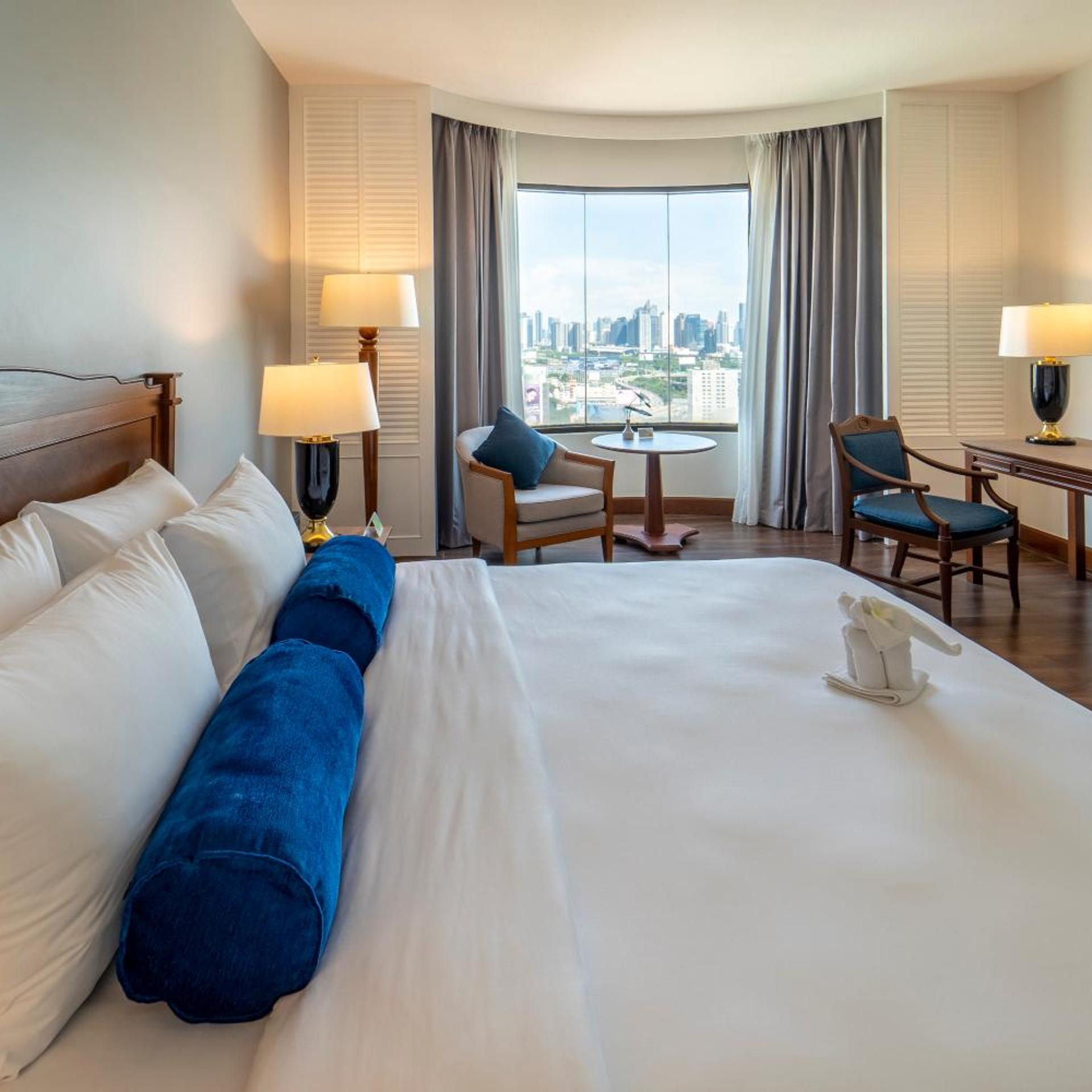 Premier, Single Bed, Sky View