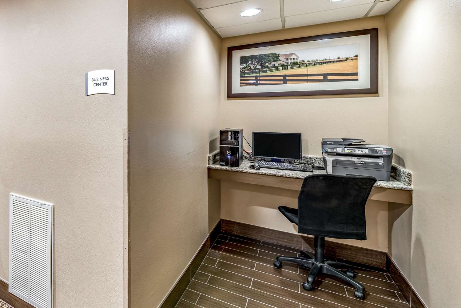 work area