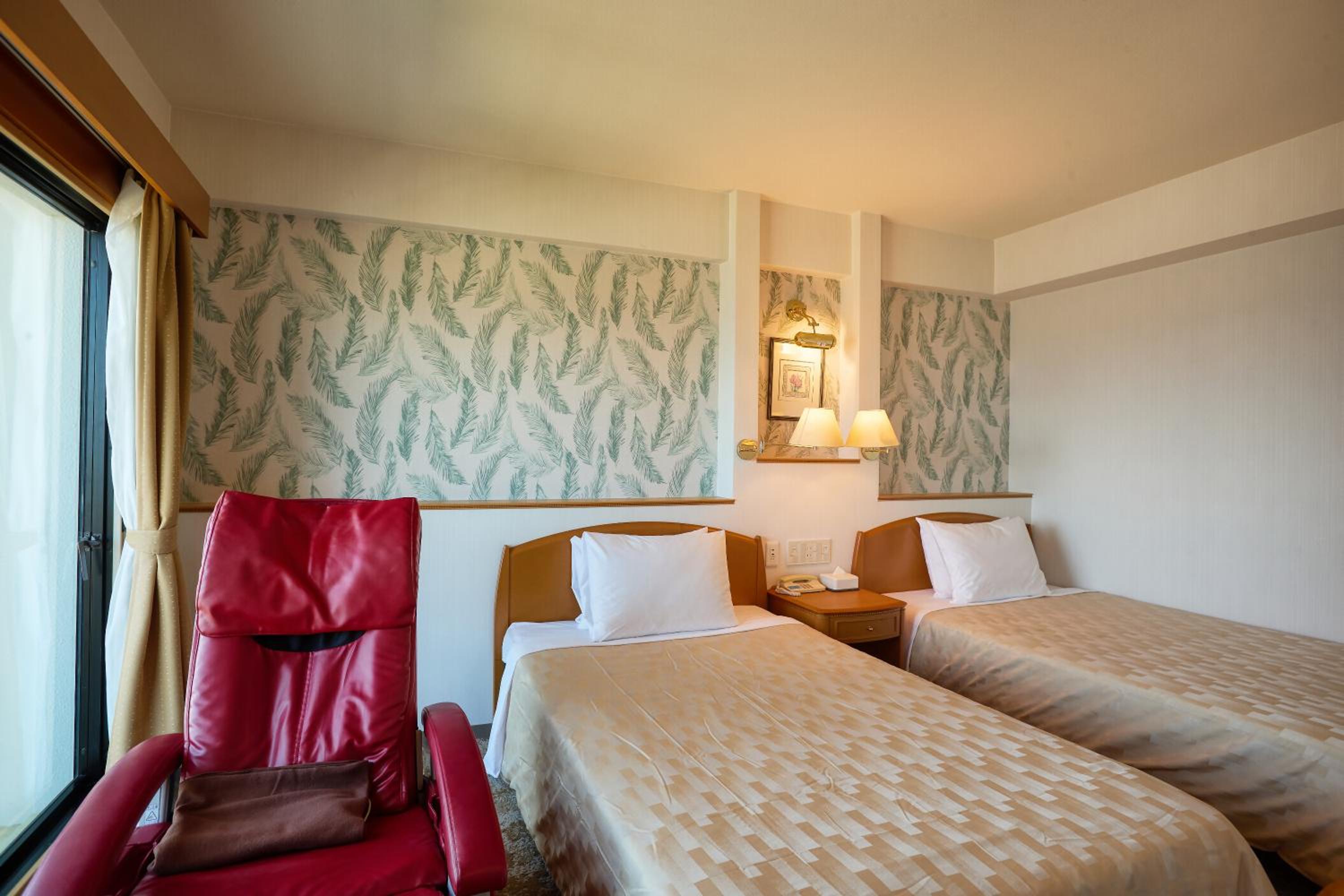Room, Twin Beds, Sea View, Smoking