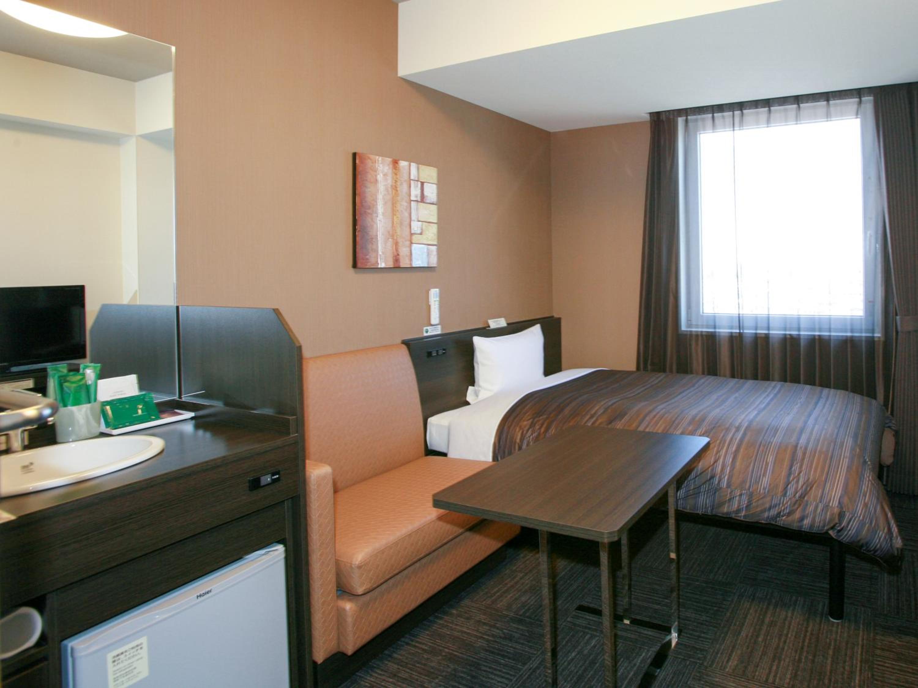 غرفة مفردة بحمام مشترك للمدخنين، Hotel Route-Inn Ishinomaki Chuo 10/10