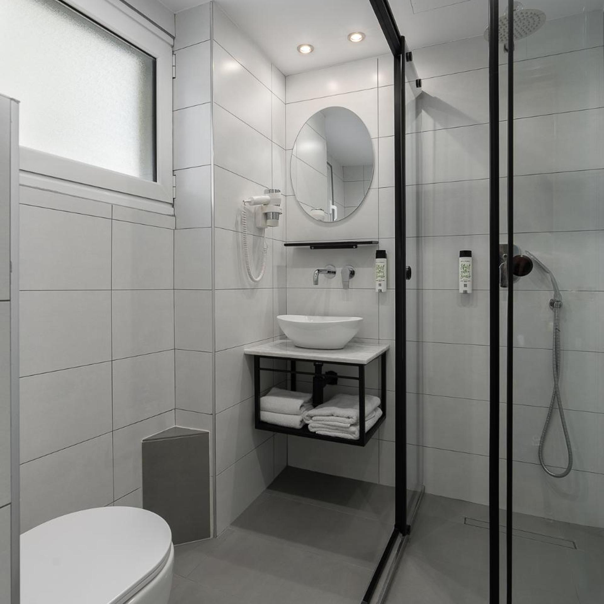 غرفة اقتصادية بسرير مزدوج أو سريرين منفصلين، Piraeus City Hotel 6/7