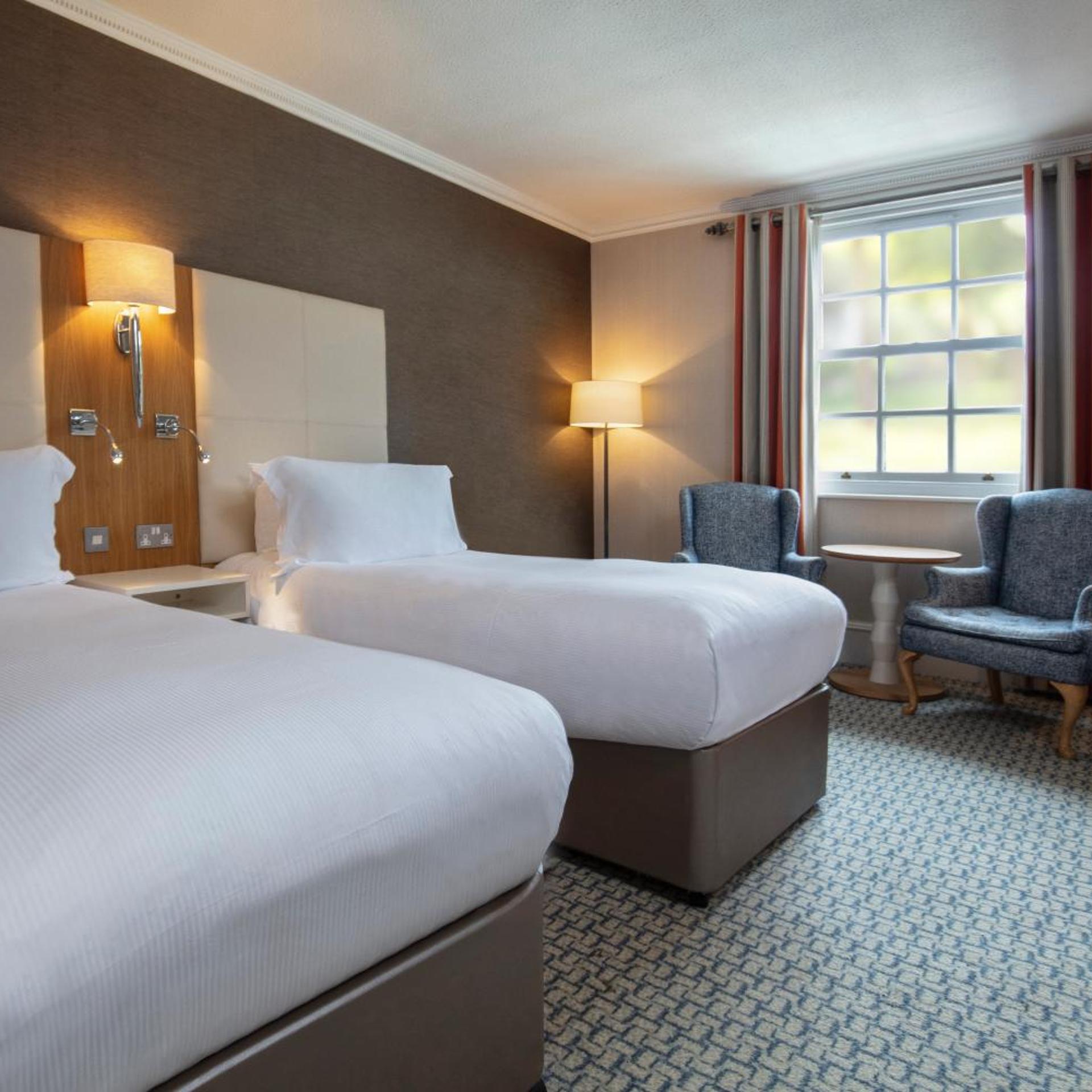 Classic, Twin Beds, Coastline View