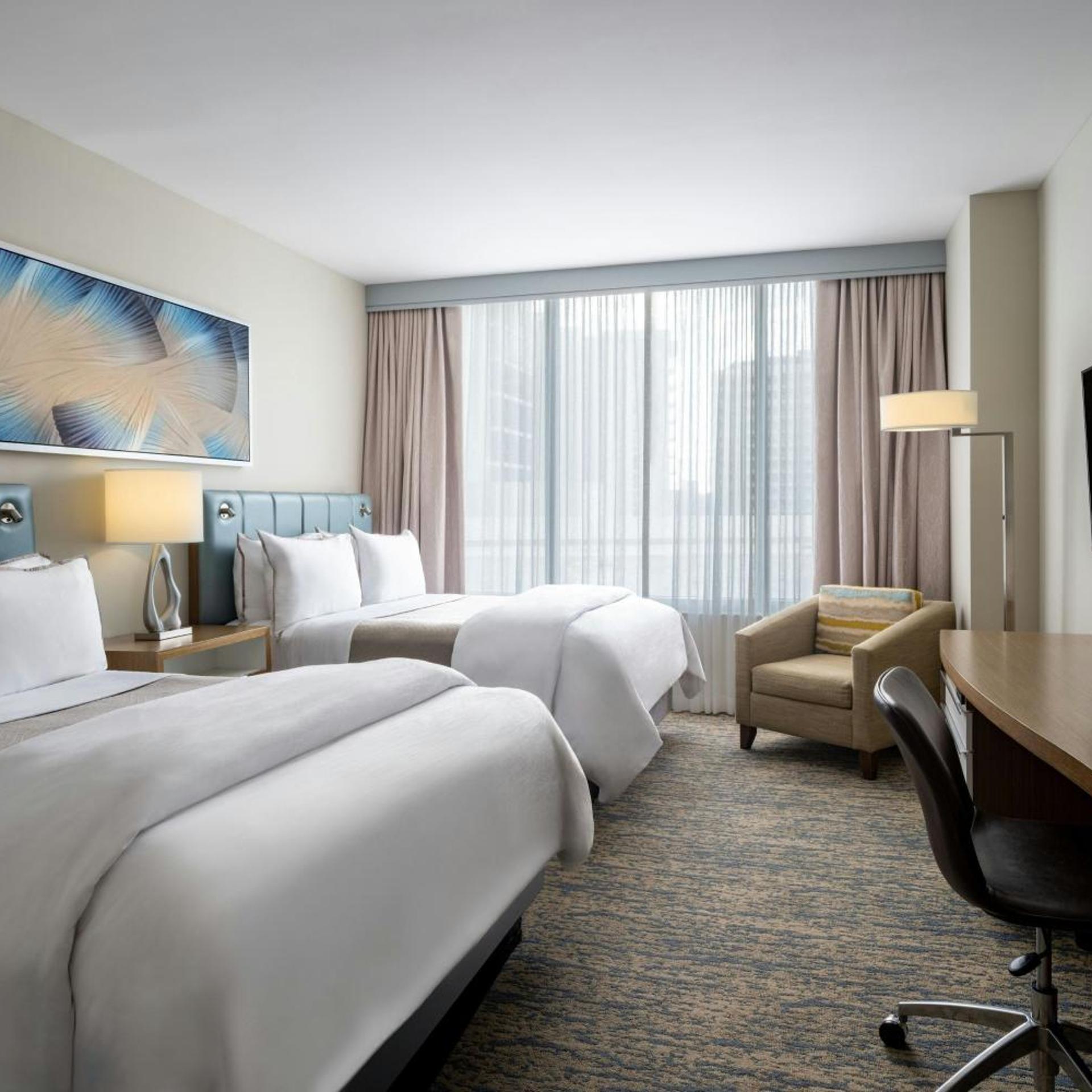 Guest Room, 2 Queen Beds, Partial View