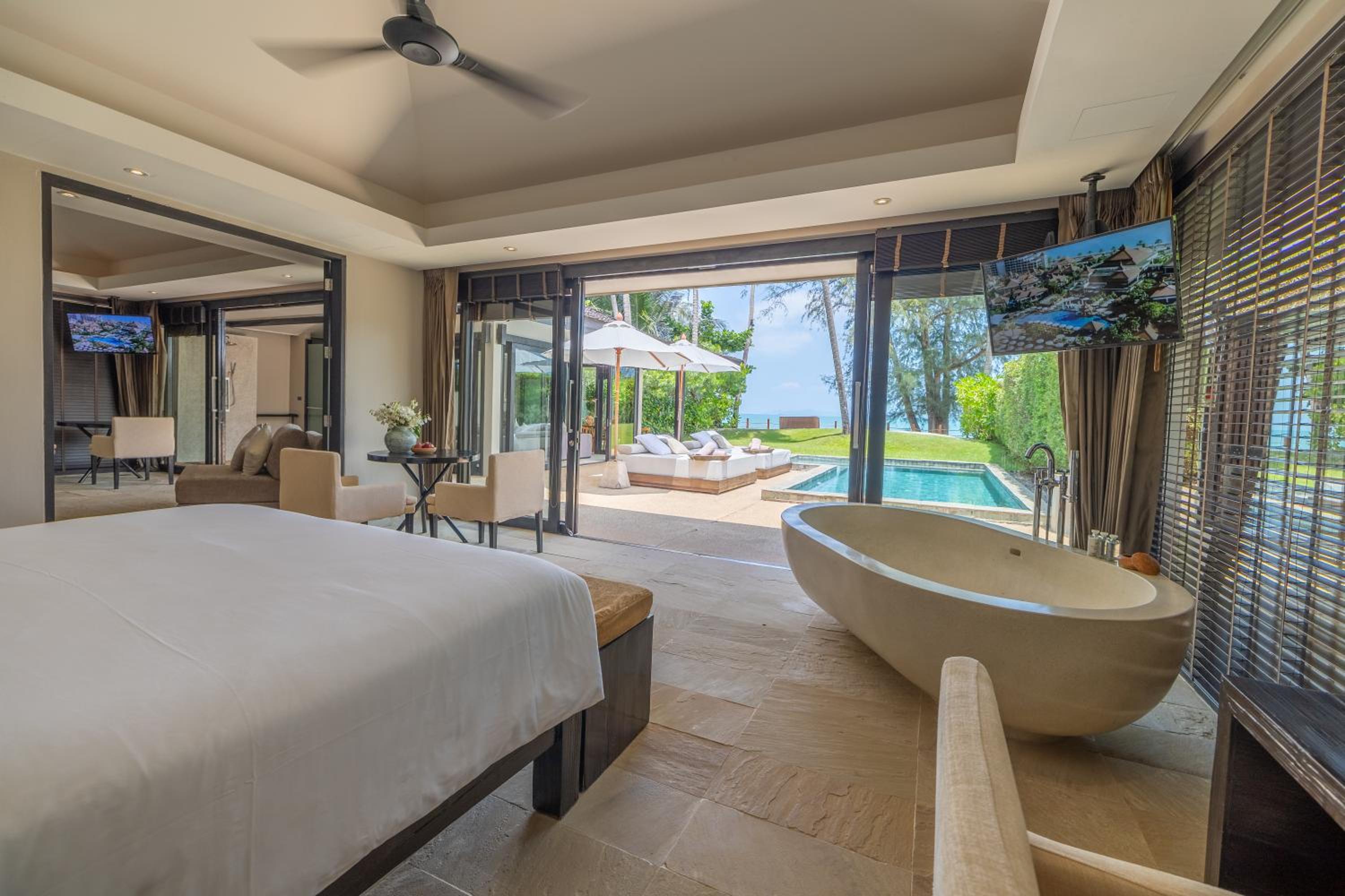 Beachfront 2 Bedroom Private Pool Villa.