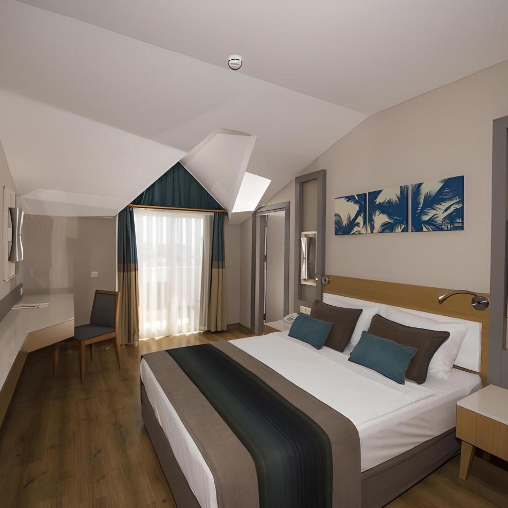 ROOM, DOUBLE BED, POOL VIEW
