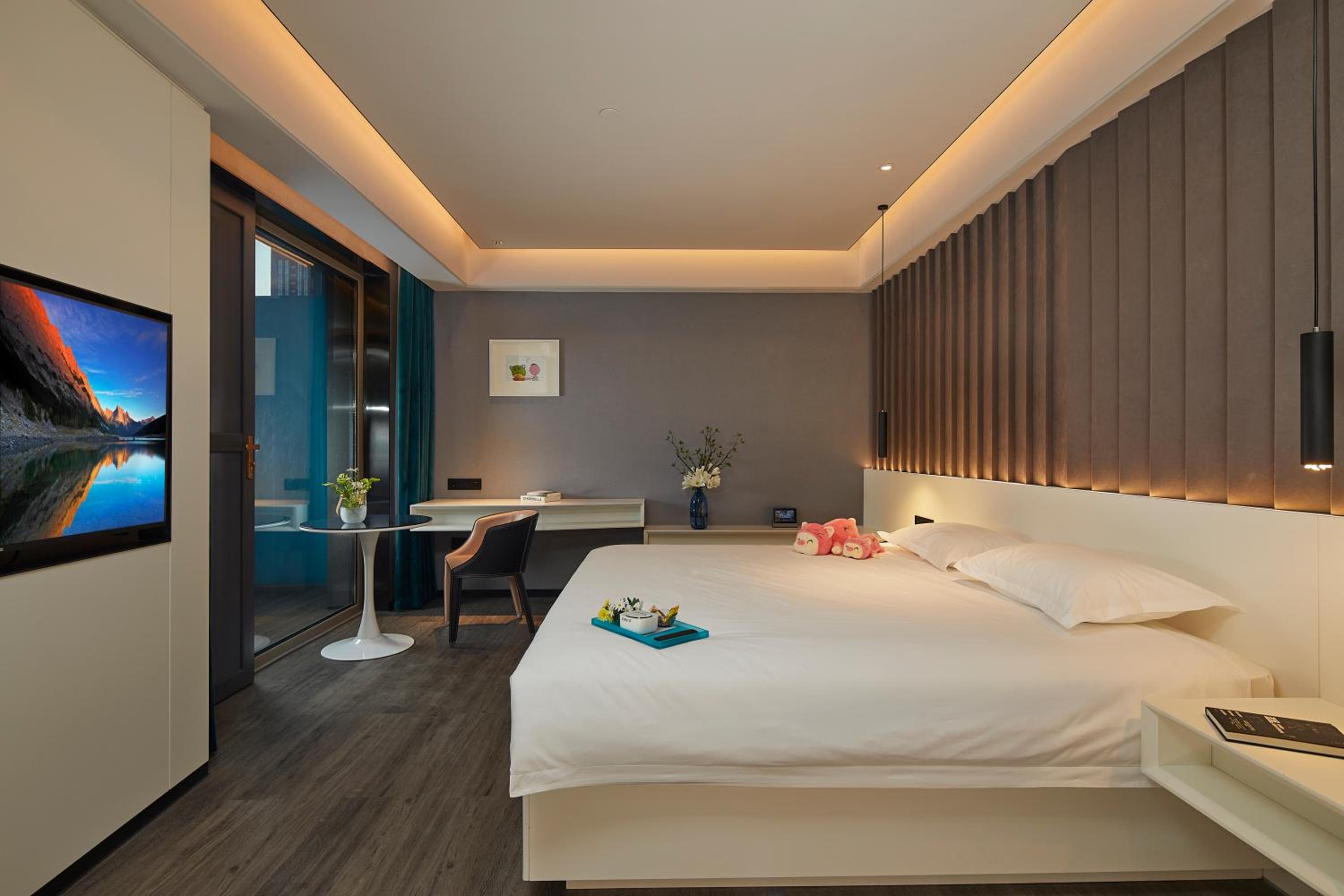 غرفة ديلوكس بسرير كينج وسرير كوين، Mercure Tai'an Centre 2/6