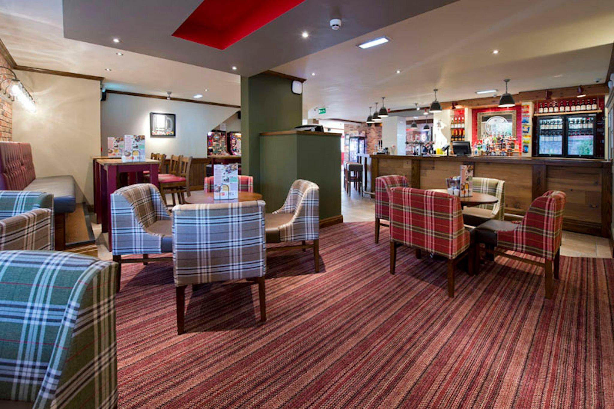 Lobby at Premier Inn Wigan (M6 J25), WIGAN