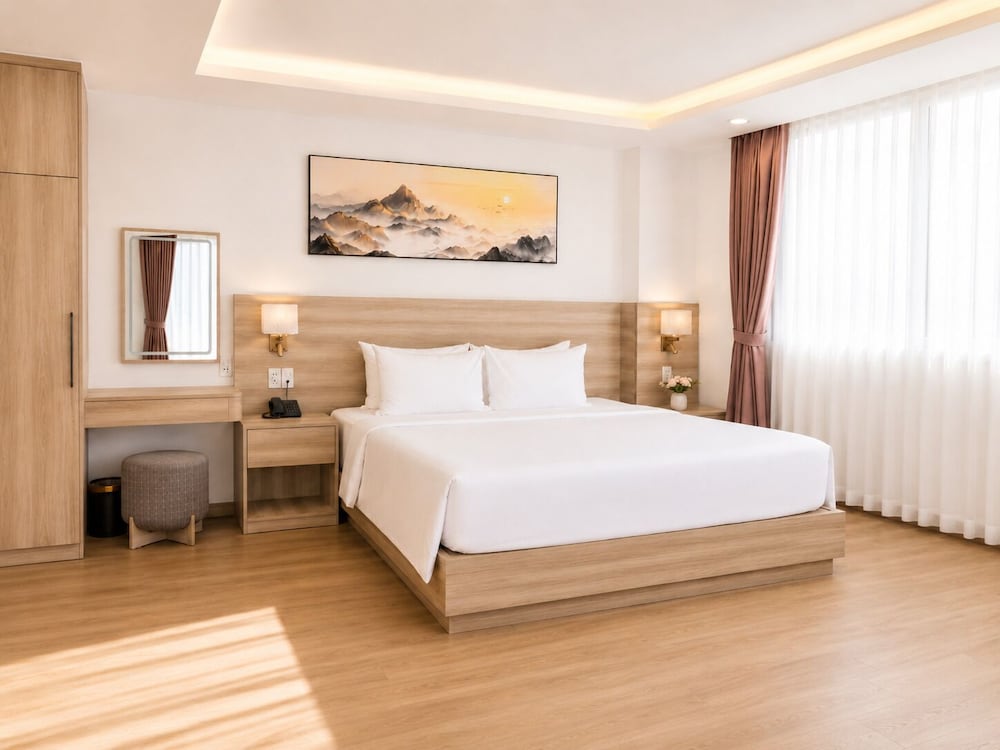 غرفة ديلوكس بسرير مزدوج، G8 Center Hotel Saigon 6/10
