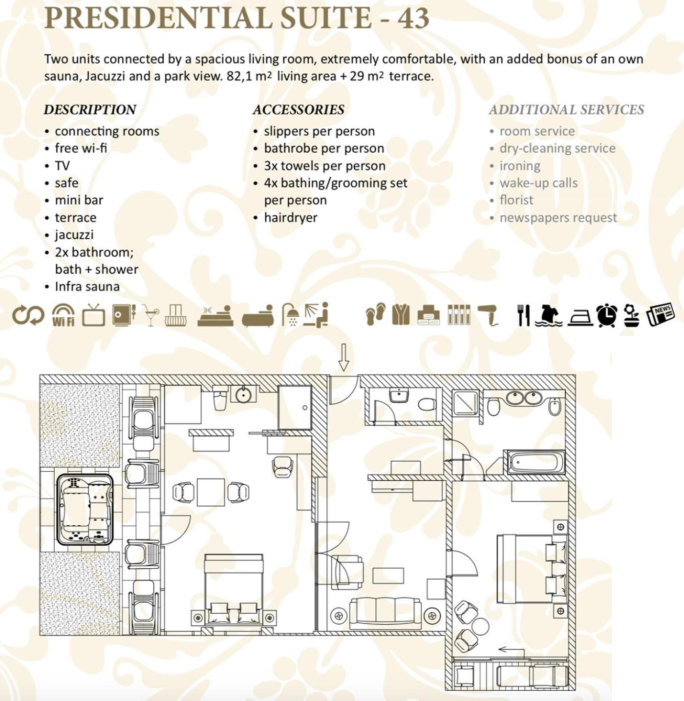 Presidential, Suite, Forest View, Terrace