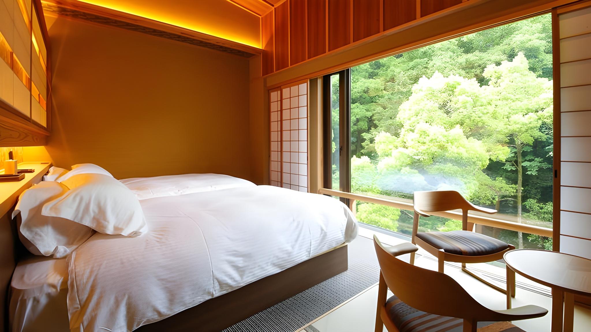 Type A, Twin Beds, Outdoor Bath