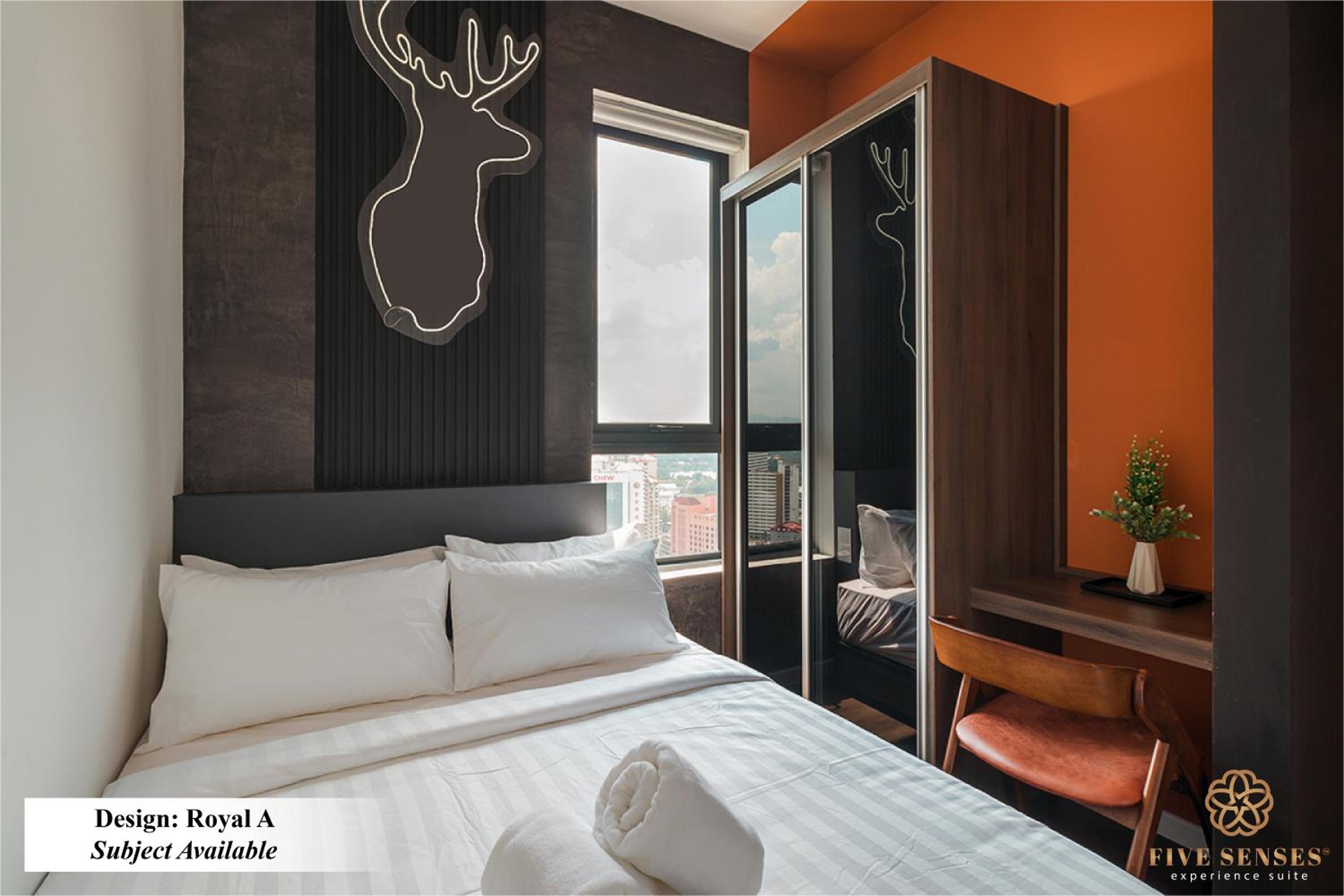 غرفة ملكية بسريرين كوين
