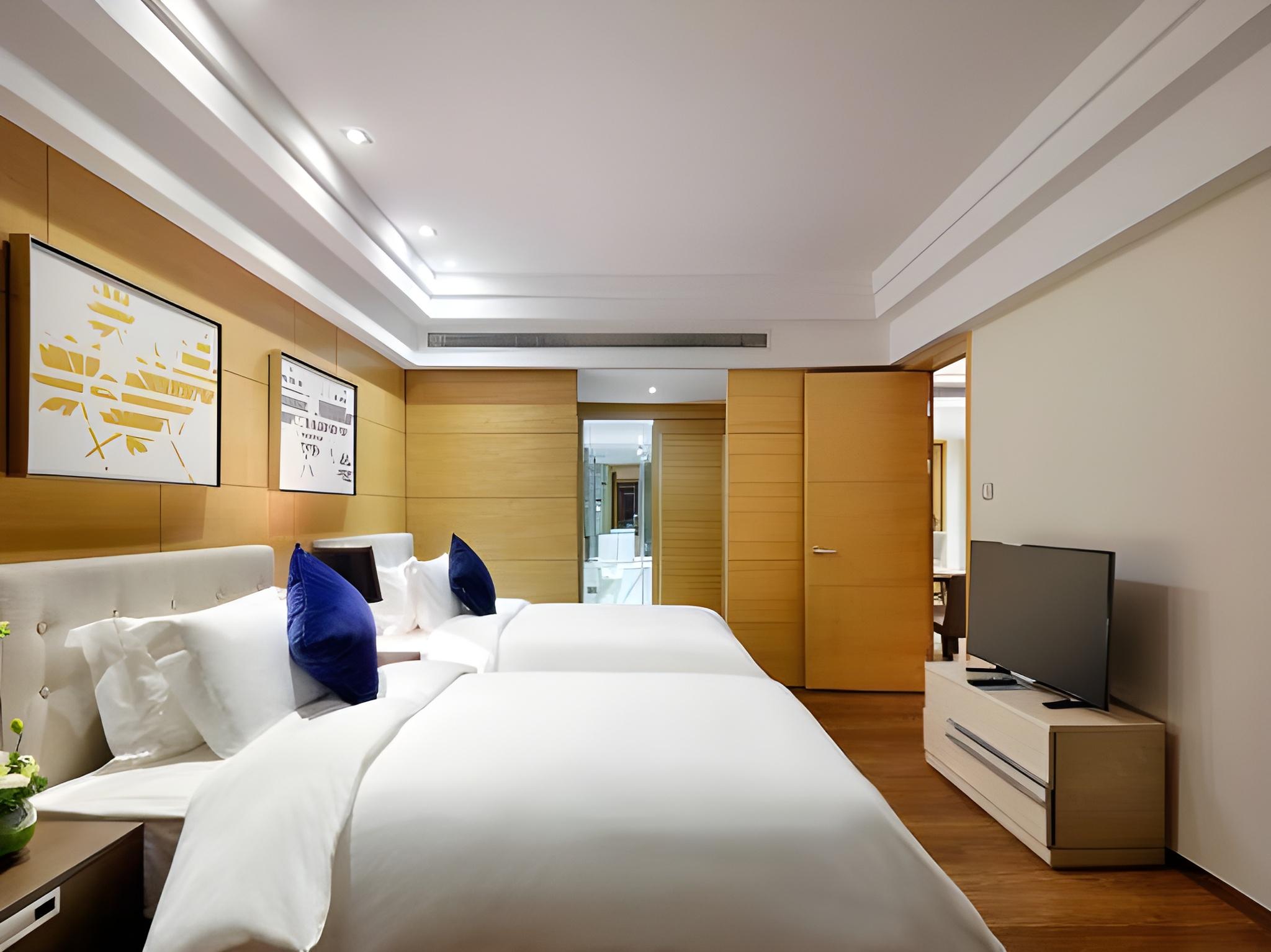 1 Bedroom, Executive, Suite, Twin Beds, with View, Washing Machine, High Floor