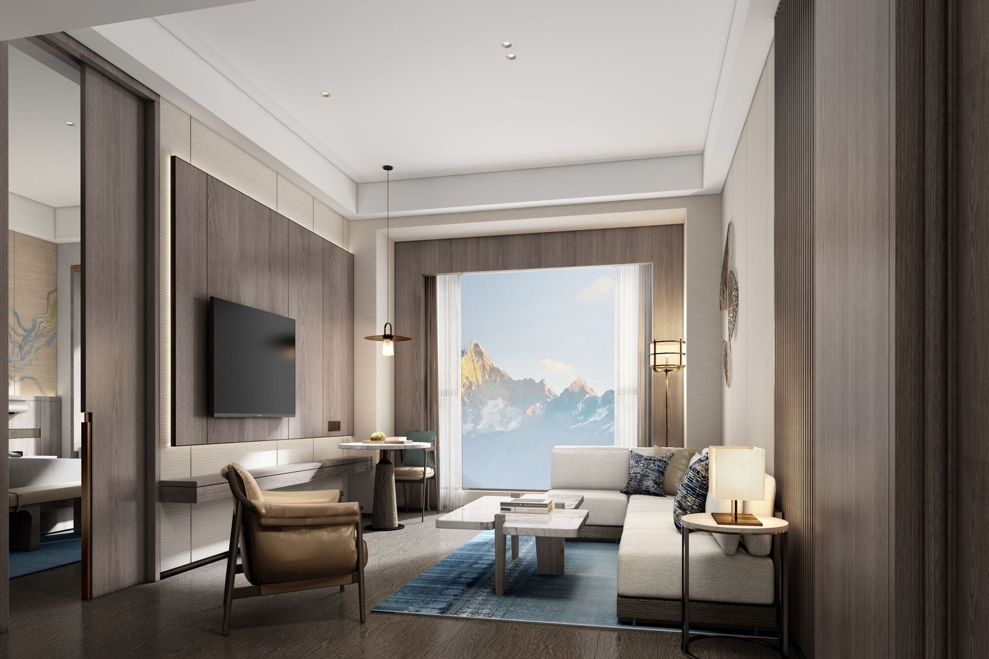 جناح تنفيذي بسرير كينج بإطلالة على المدينة، Delta Hotels By Marriott Jiuzhaigou 3/6