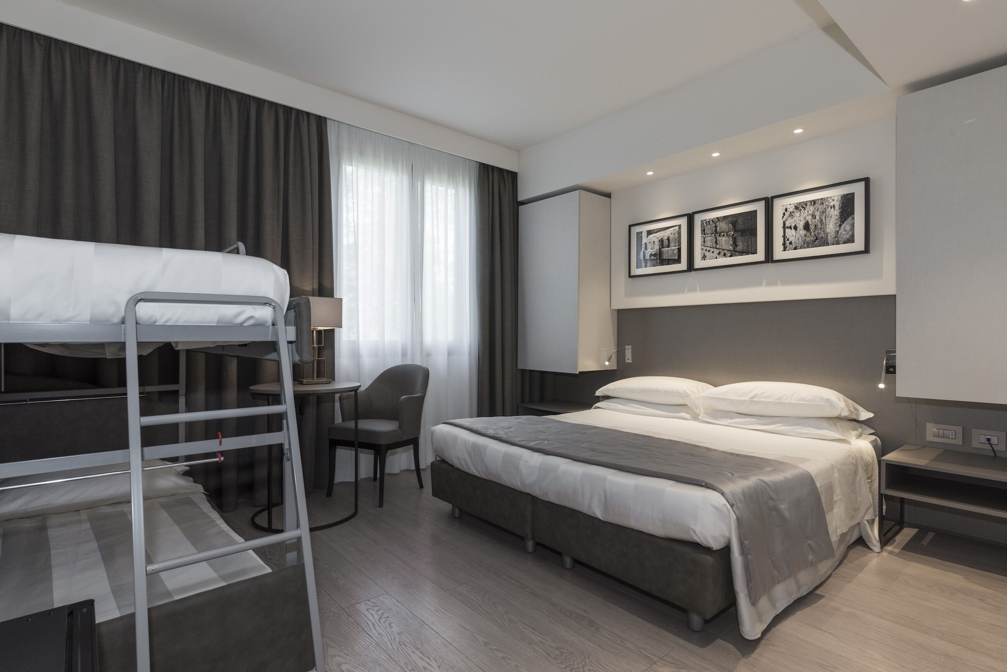 Family, Double Bed, Sofa