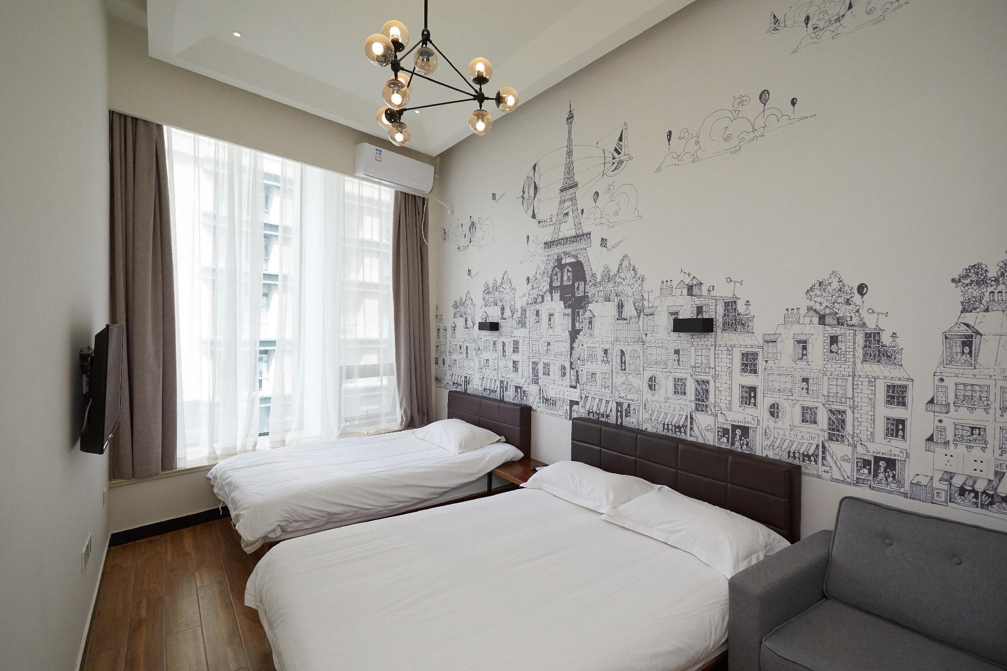غرفة عائلية، Shanghai Meego Youth Hostel 3/3
