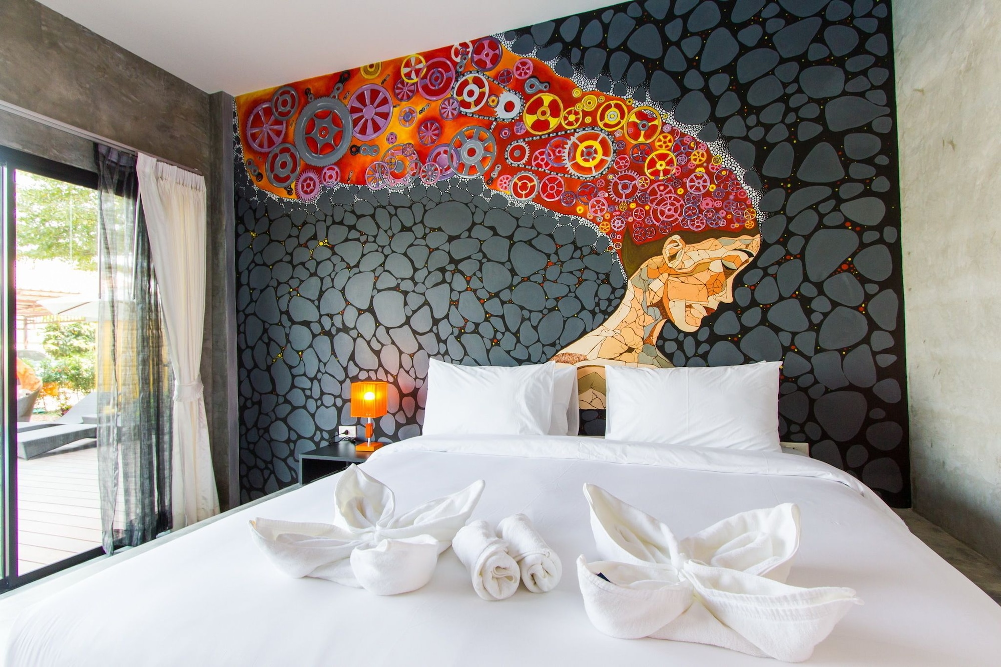 ROOM, DOUBLE BED, POOL SIDE
