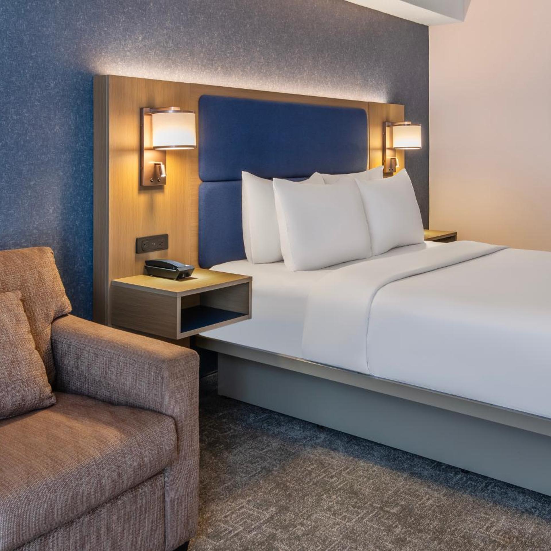 Efficiency, Queen Bed, Sofa