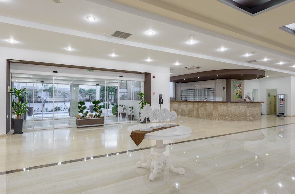 Lobby at Olympos Beach, FALIRAKI