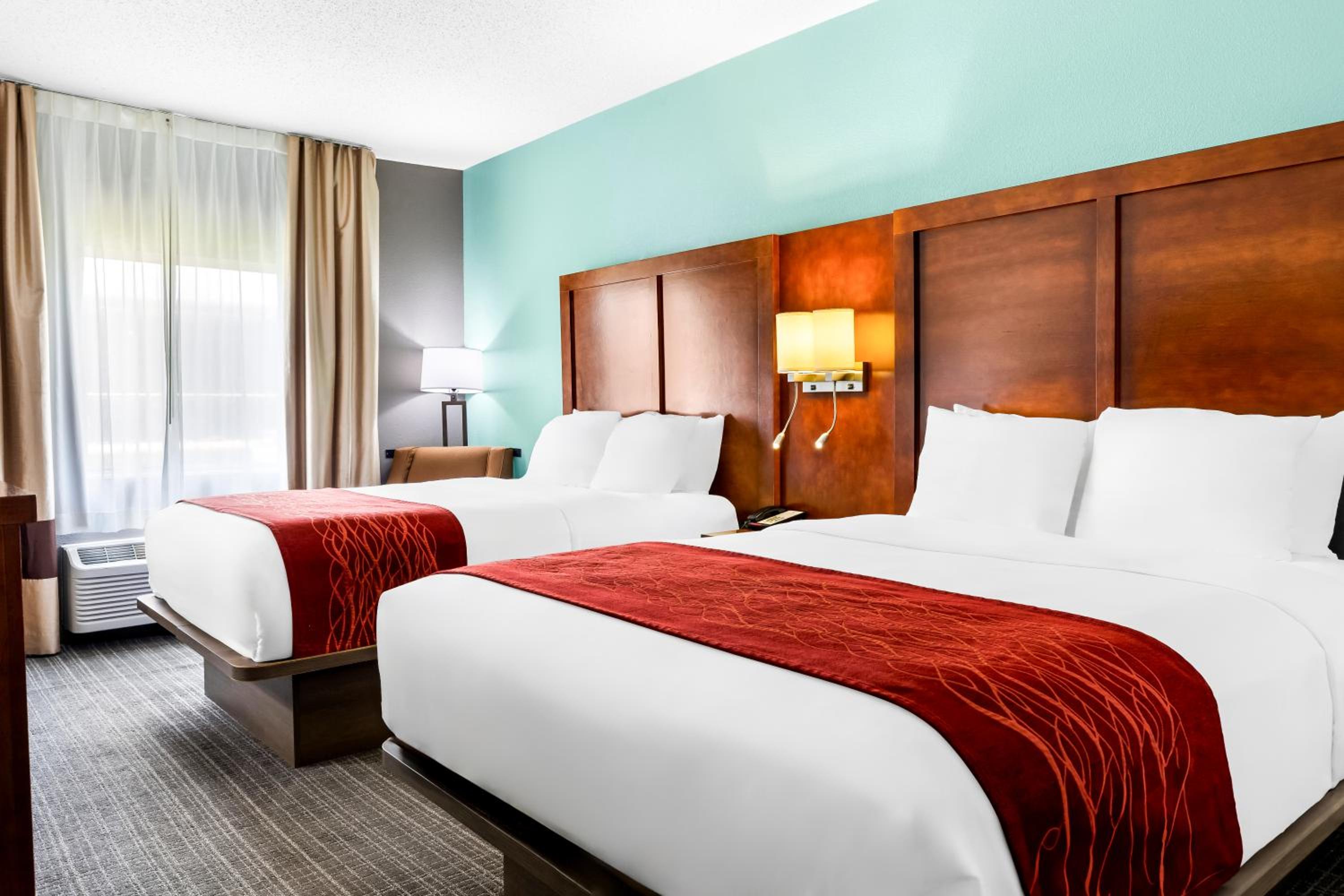 غرفة رباعية بسريرين كوين، Comfort Inn Marion 3/7