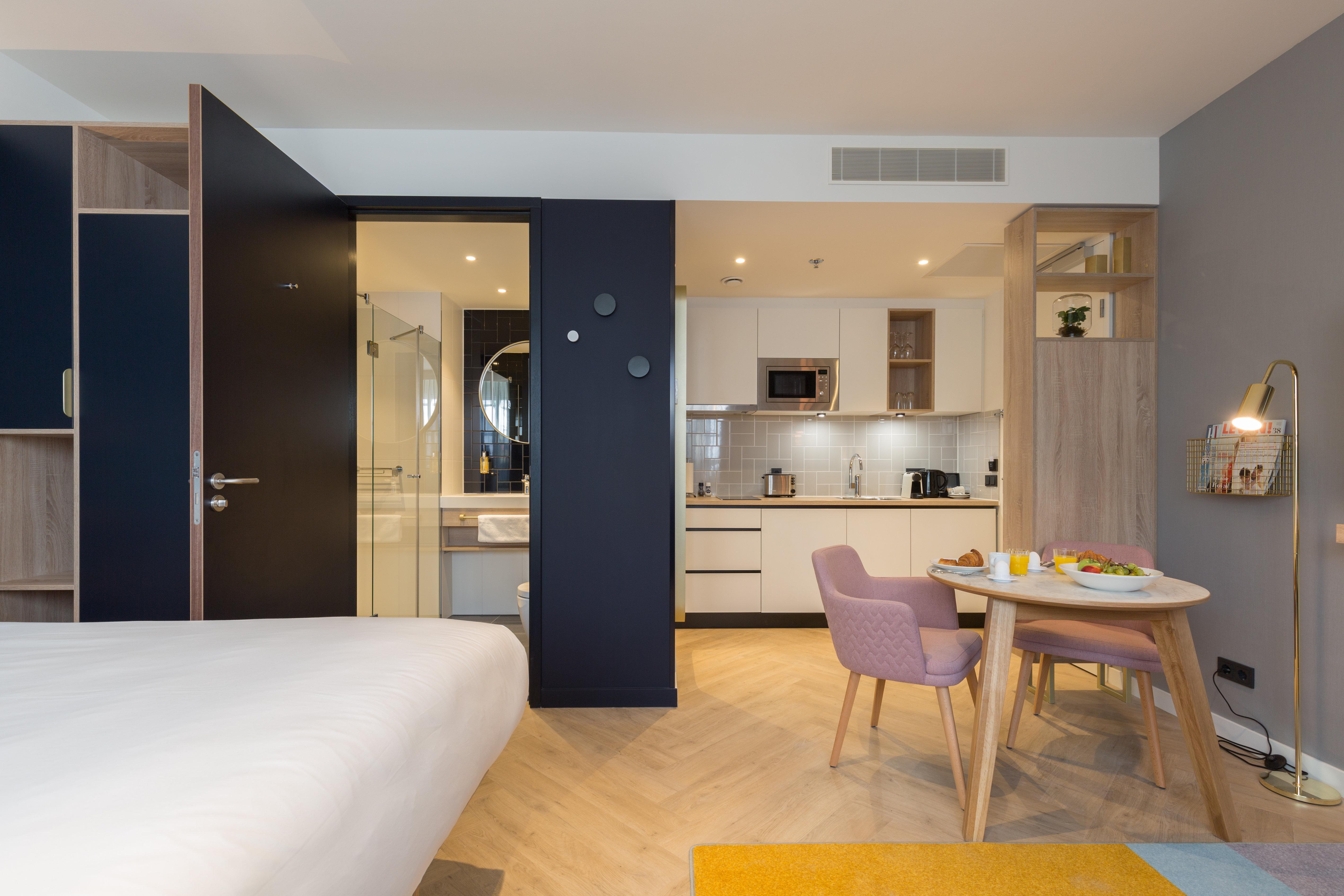 جناح استوديو بسرير كوين، Staybridge Suites The Hague - Parliament 3/6